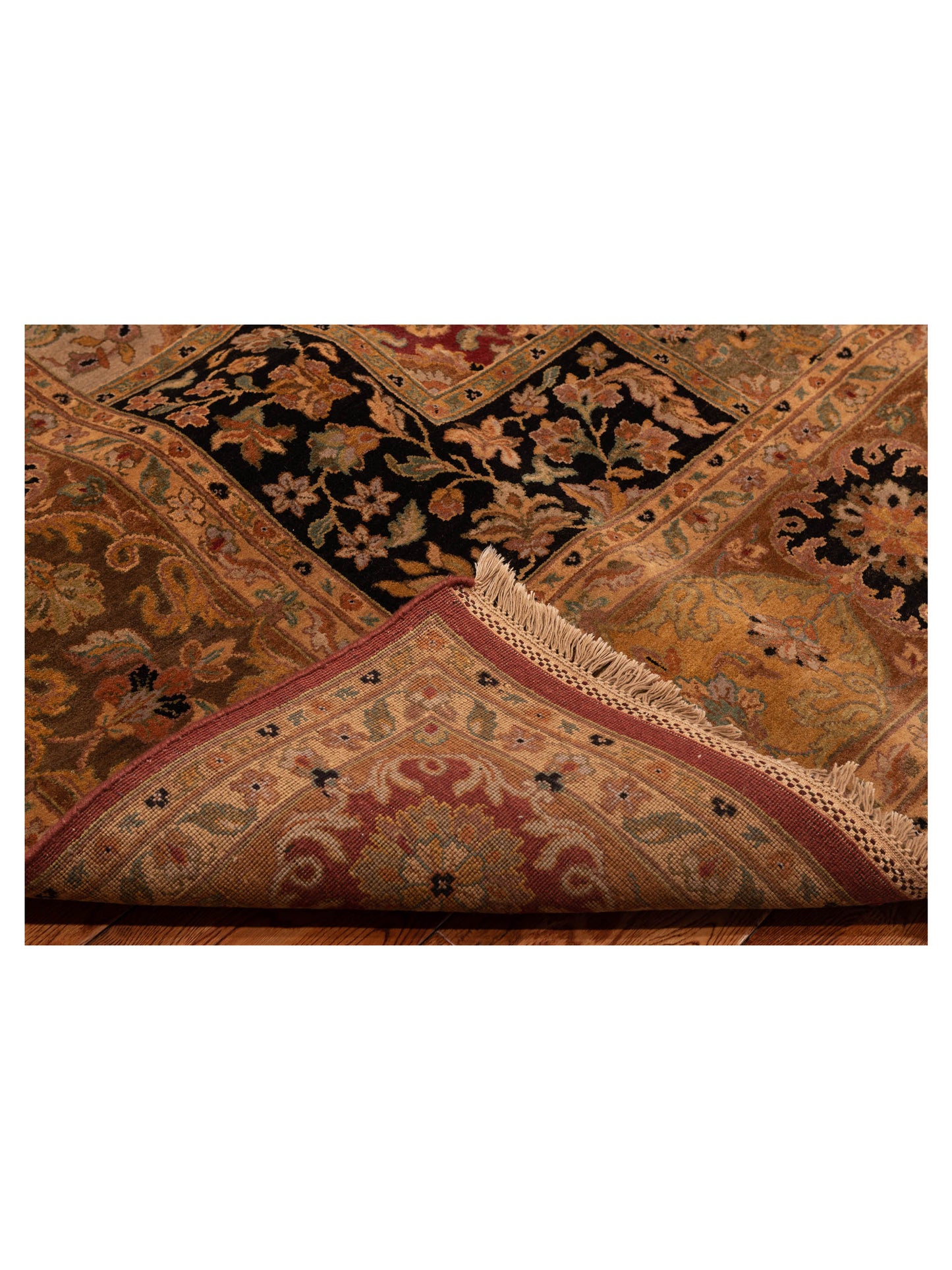 Crown 83581 Rust Brown 9x11.8 Hand Knotted Rug