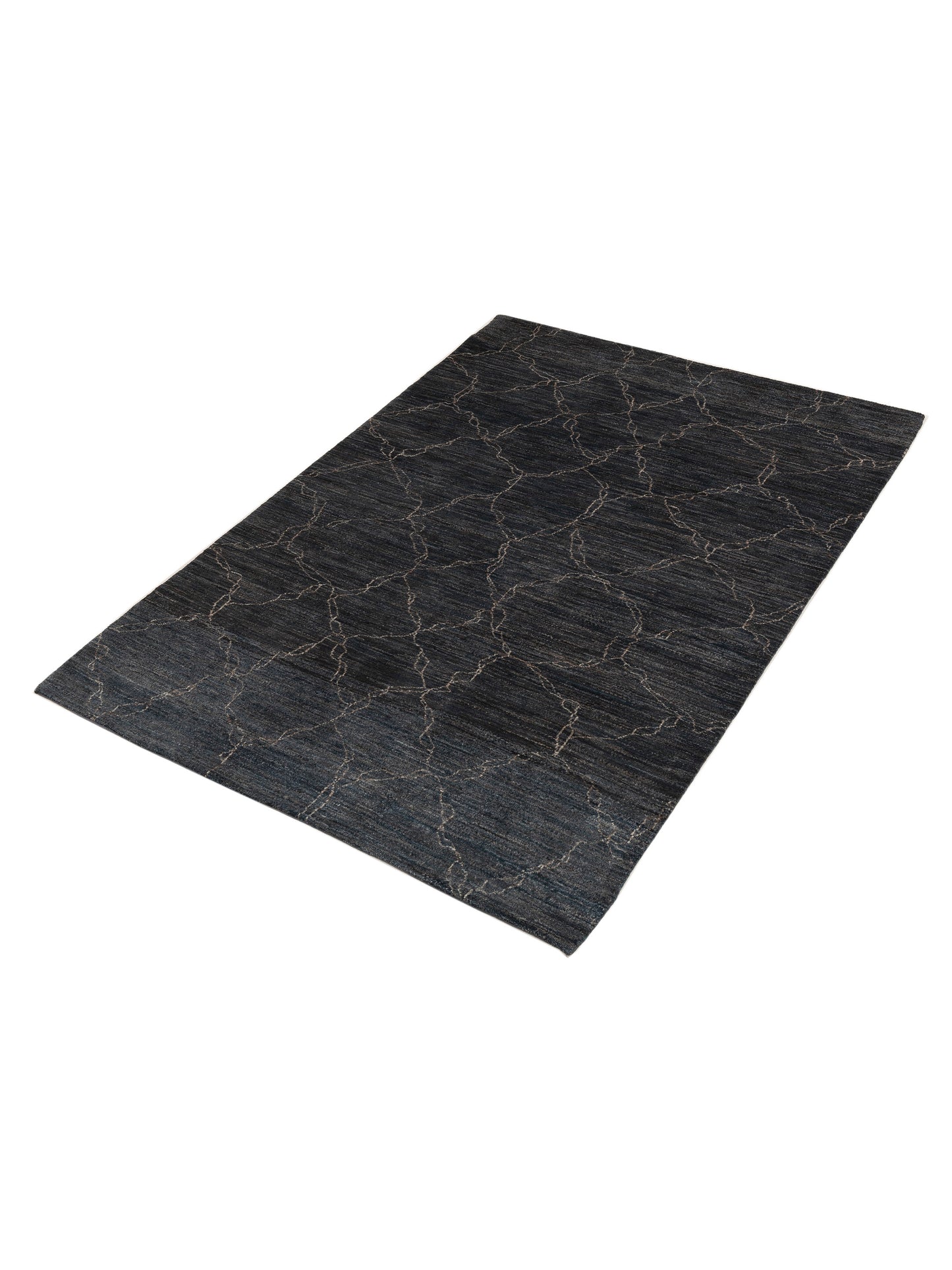 Tibetino 154005 Blue Blue 6x8.8 Hand Knotted Rug