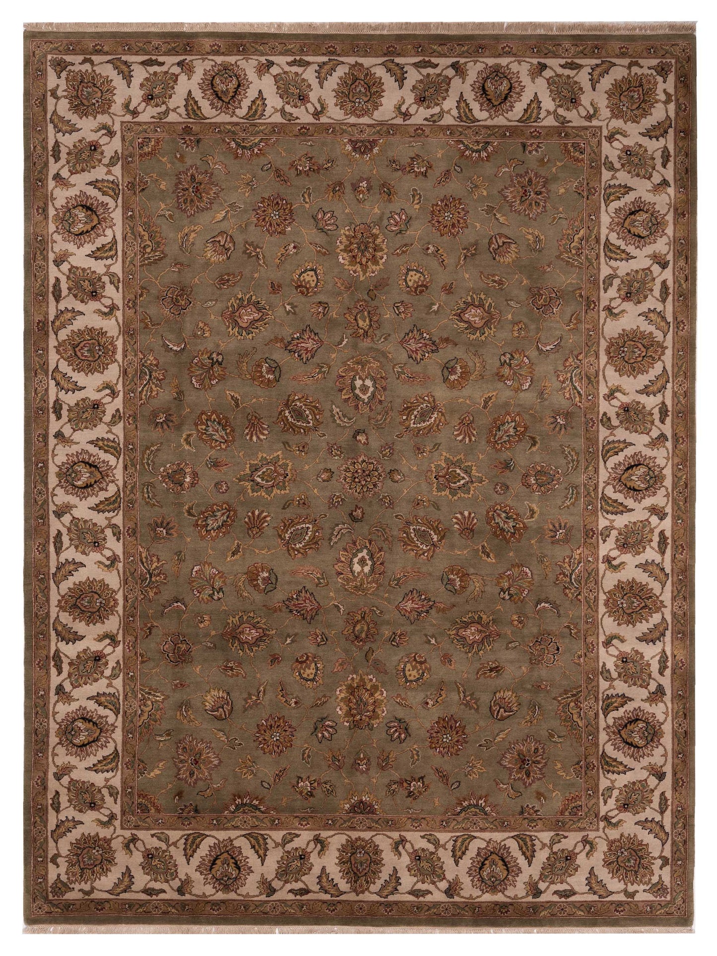 Rajpur Jahan  Green Ivory Traditional