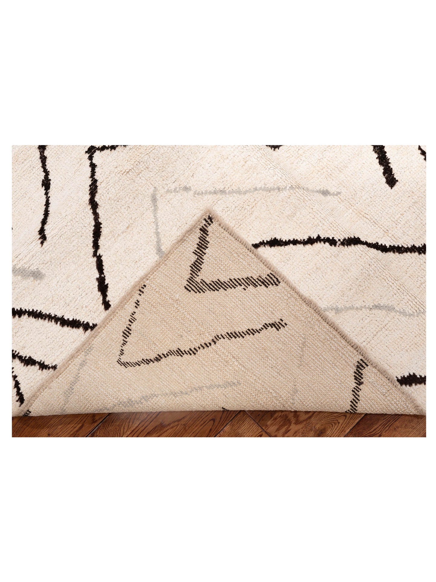 Atlas 151187 Ivory 7.9x9.4 Hand Knotted Rug