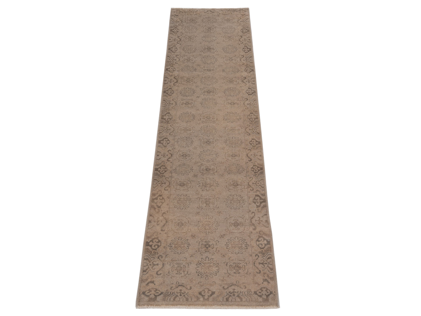 Evren 122263 Silver 2.6x10 Hand Knotted Rug