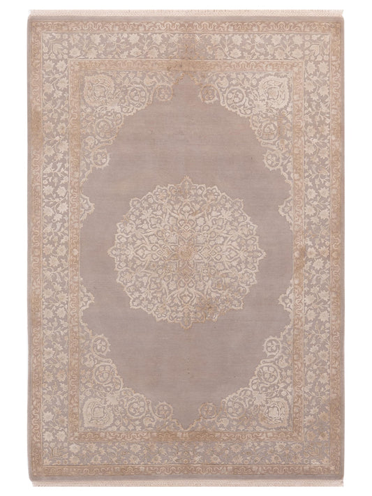 Rajpur Imperial Silk  Gray  Traditional