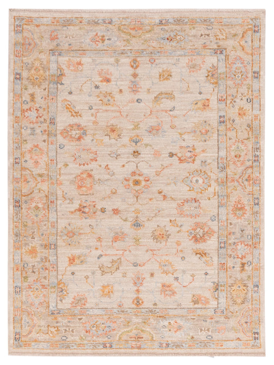 Anadol Angora Oushak  Beige Brown Traditional
