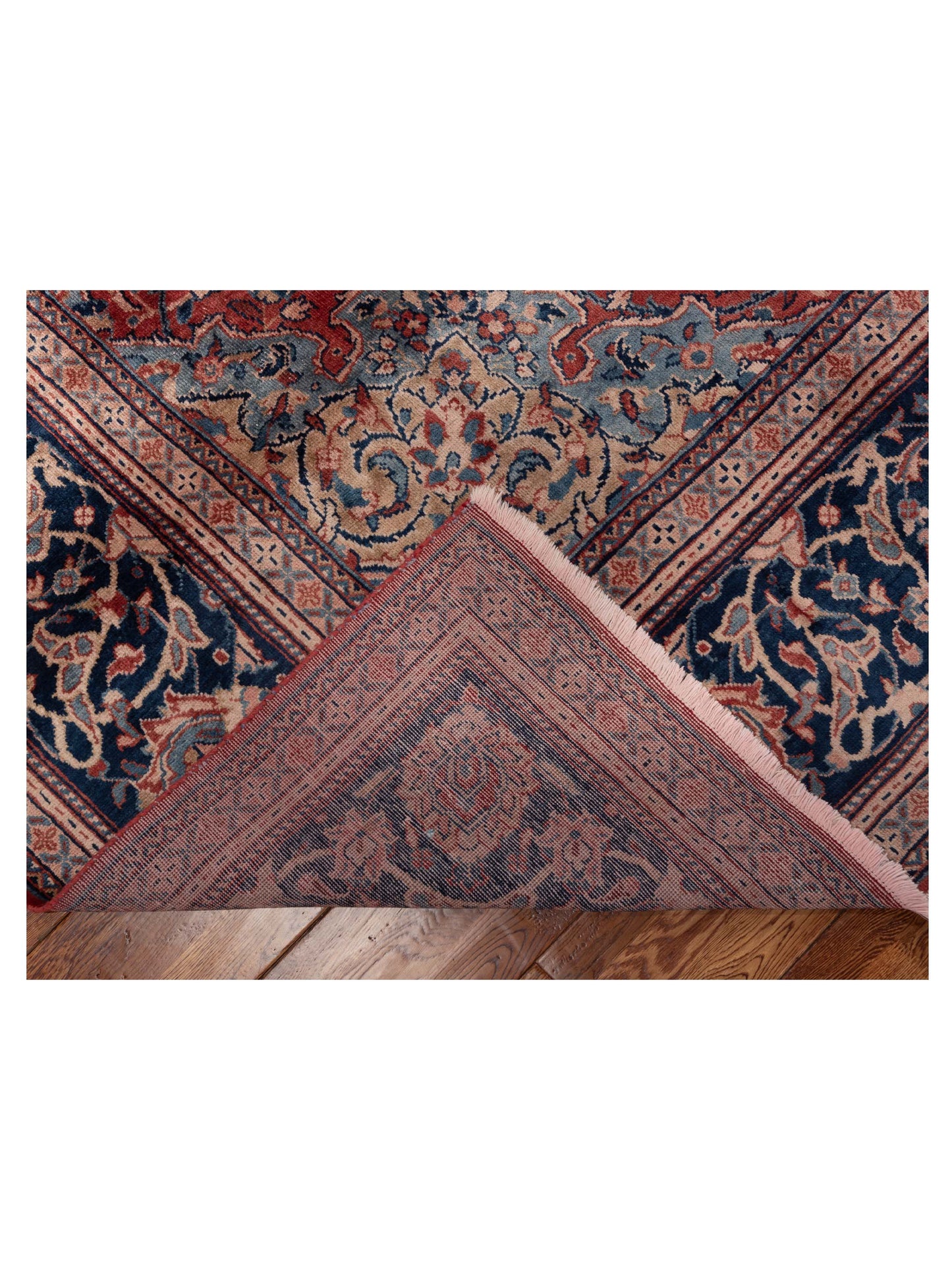 Persian 153646 Red Navy 10.2x14.1 Hand Knotted Rug