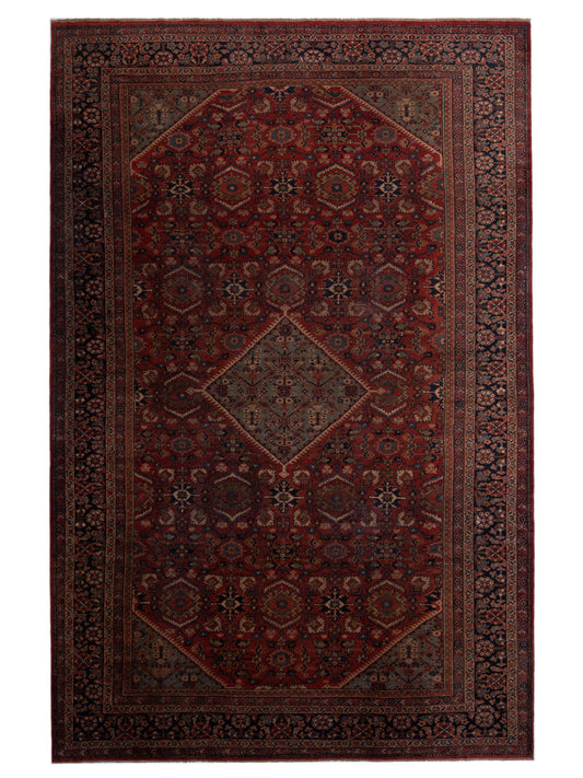 Pasha Persian Antique  Red Navy Traditional