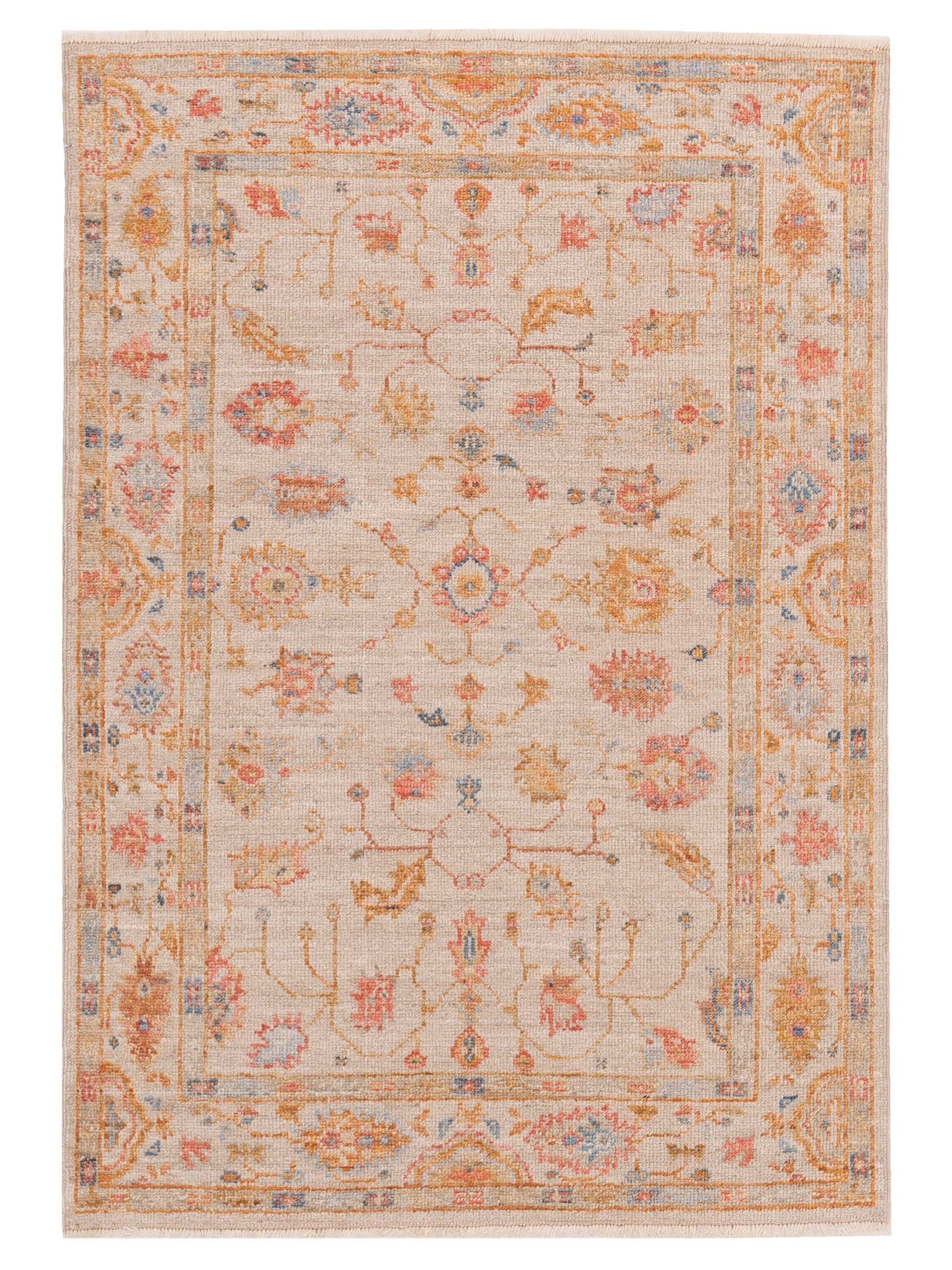Anadol Angora Oushak  Ivory Ivory Traditional