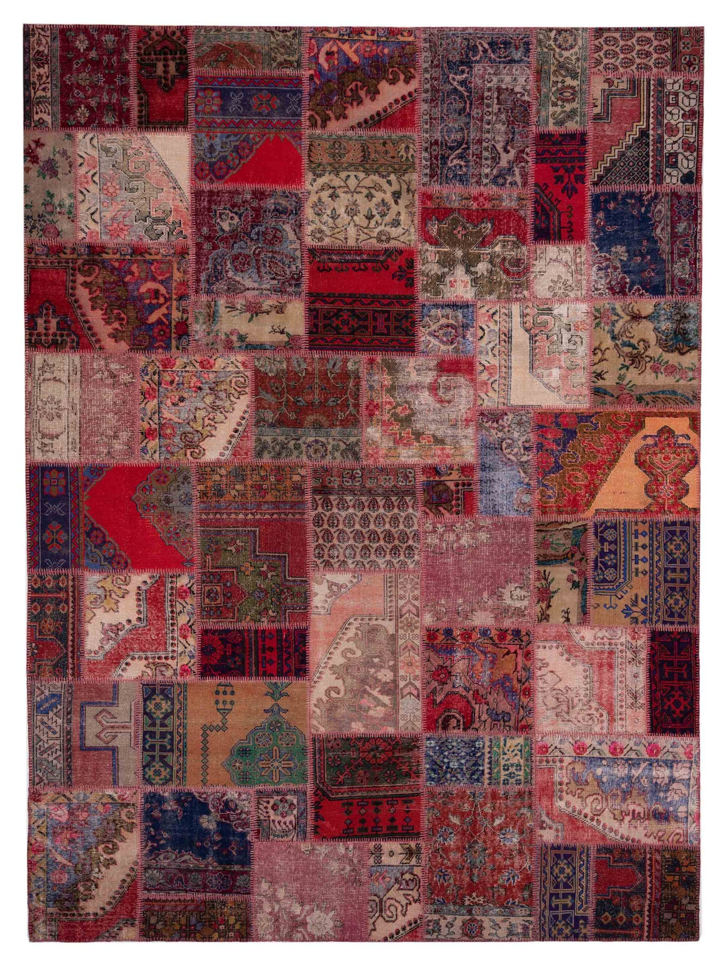Pasha Turkish Vestige Patchwork  Multi  Contemporary