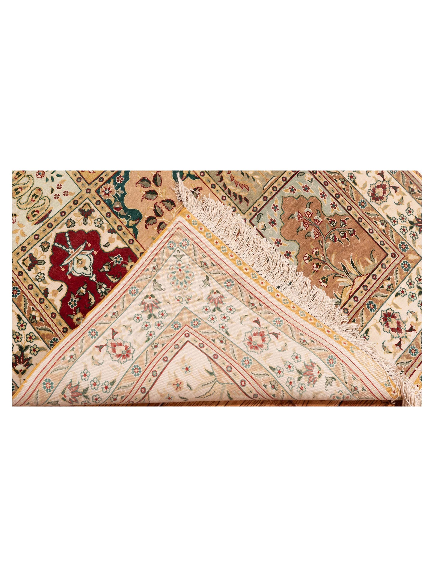 Pure Silk 122457 Multi 2.7x6 Hand Knotted Rug
