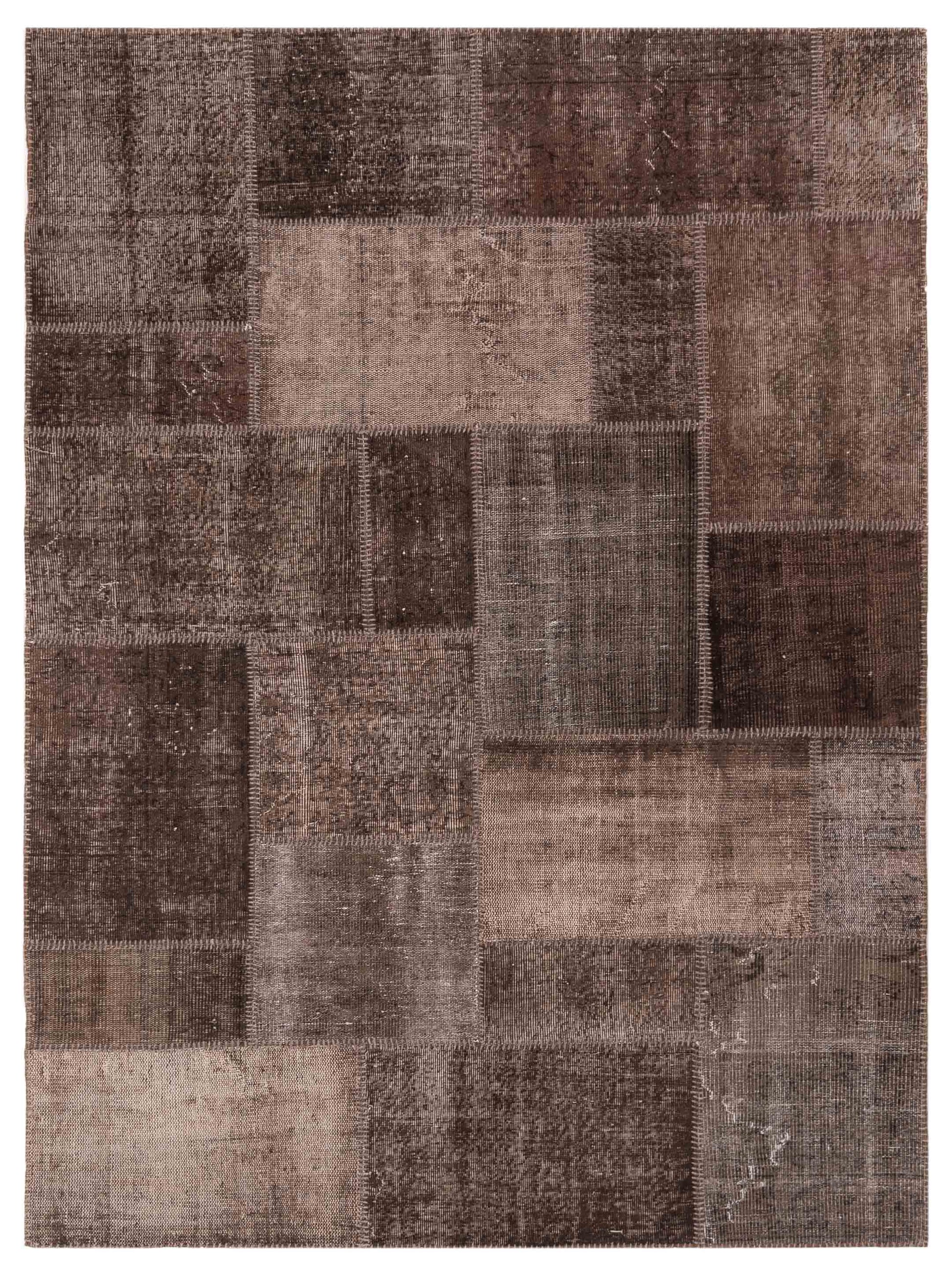Pasha Turkish Vestige Patchwork  Dark Brown  Contemporary