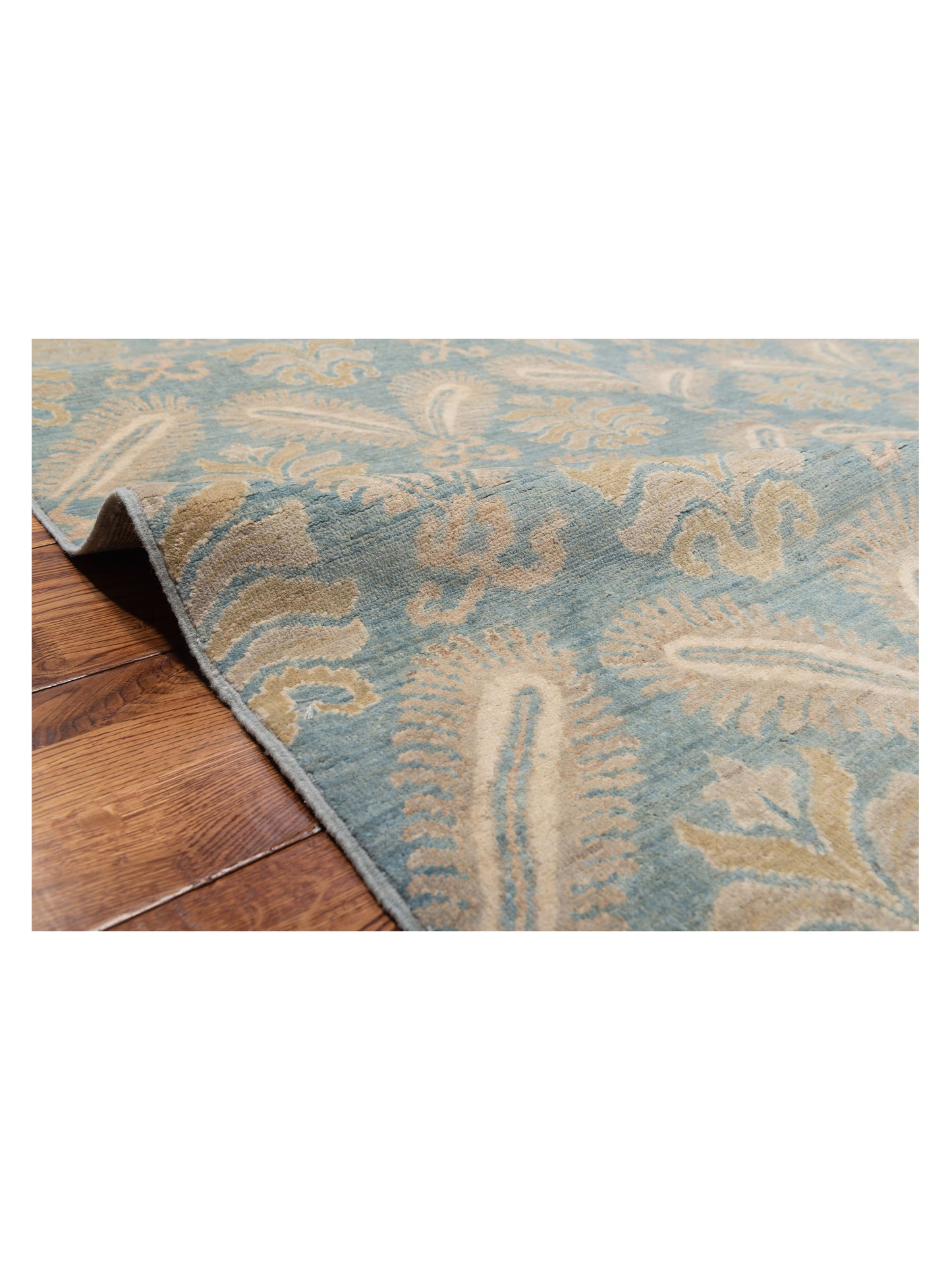 Laila 125330 Blue 7.10x9.11 Hand Knotted Rug