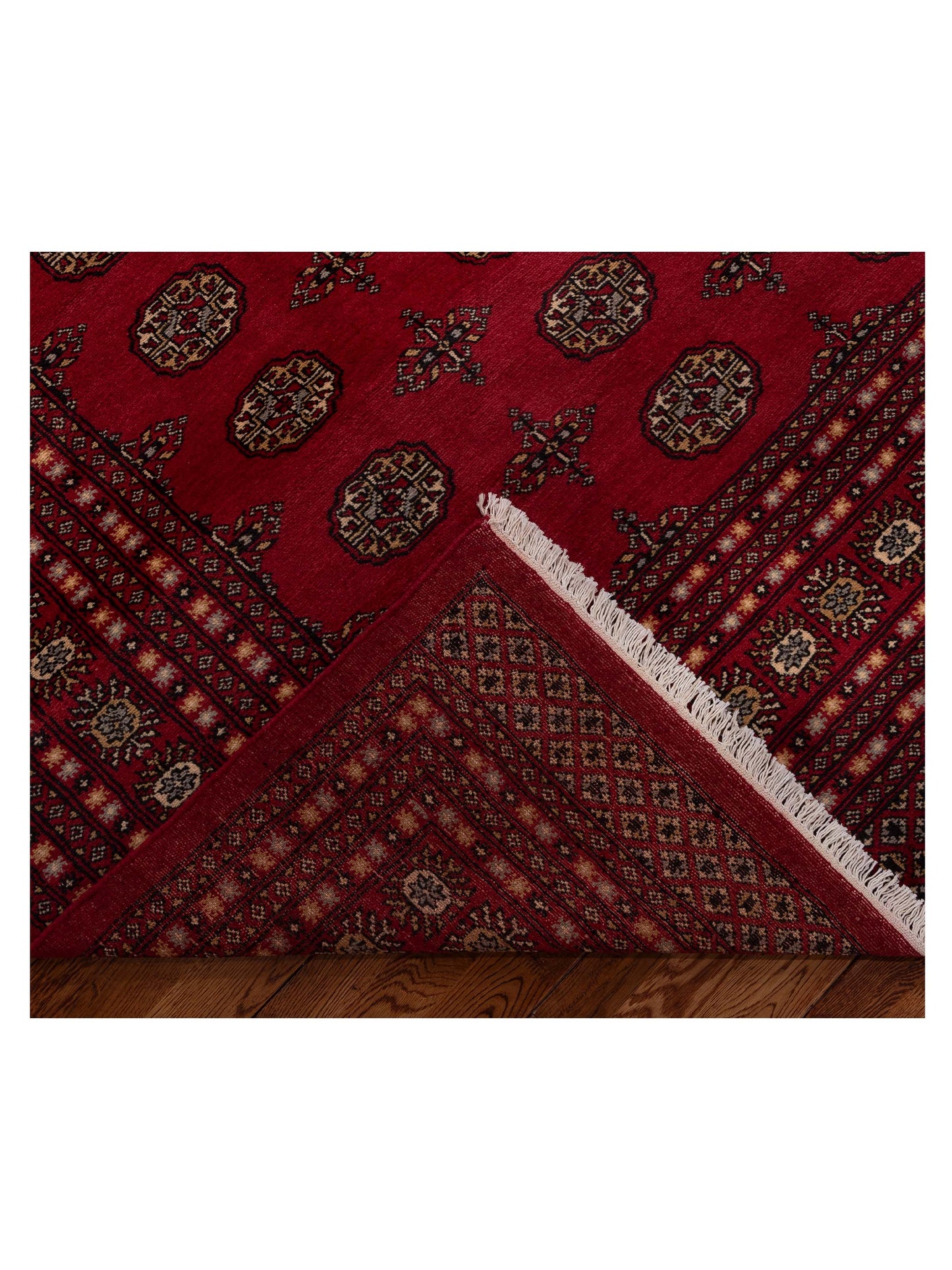 Bokhara 153392 Red Red 9.2x12 Hand Knotted Rug