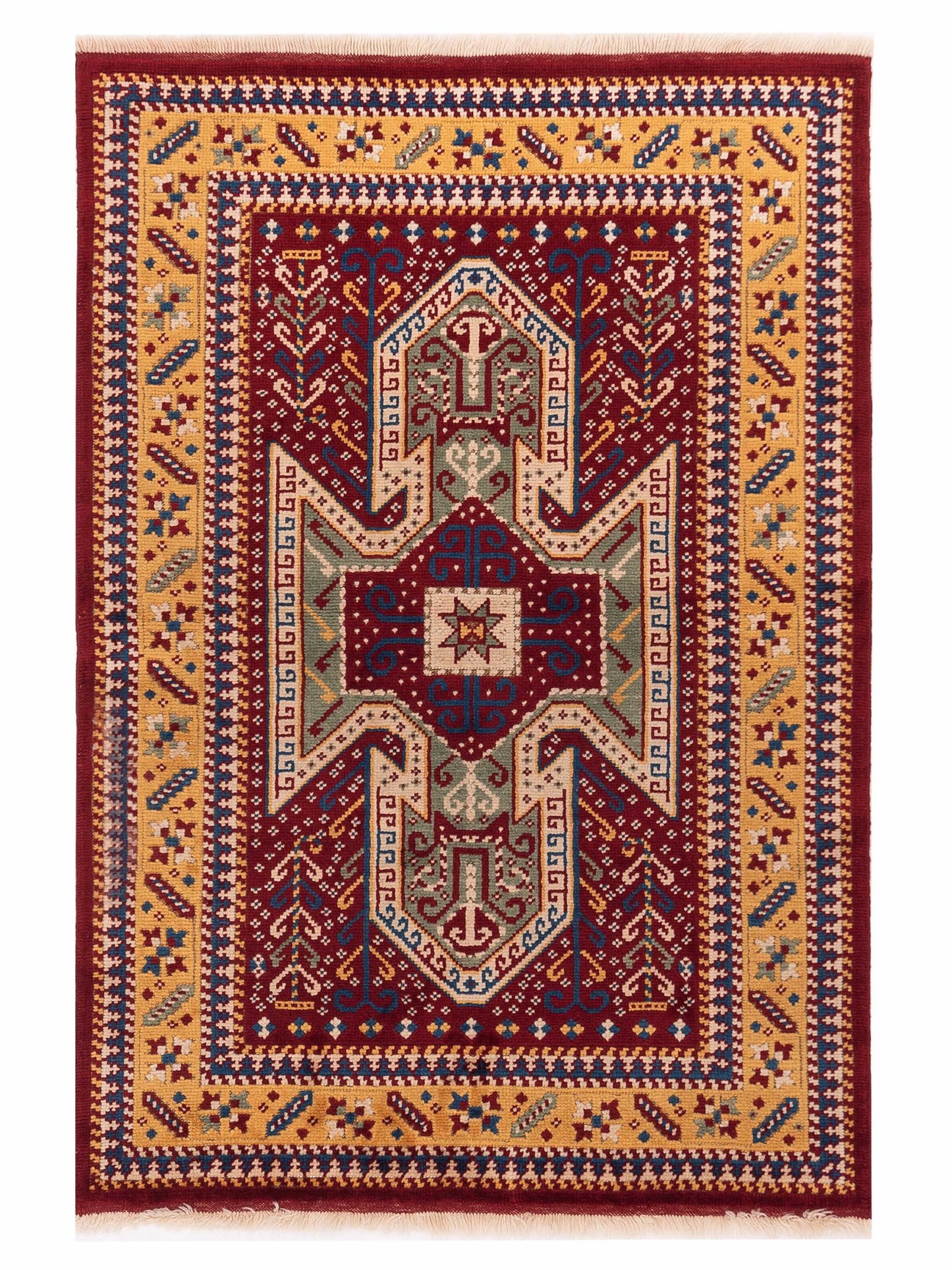 Pasha Turkish Shirwan  Red Gold Traditional