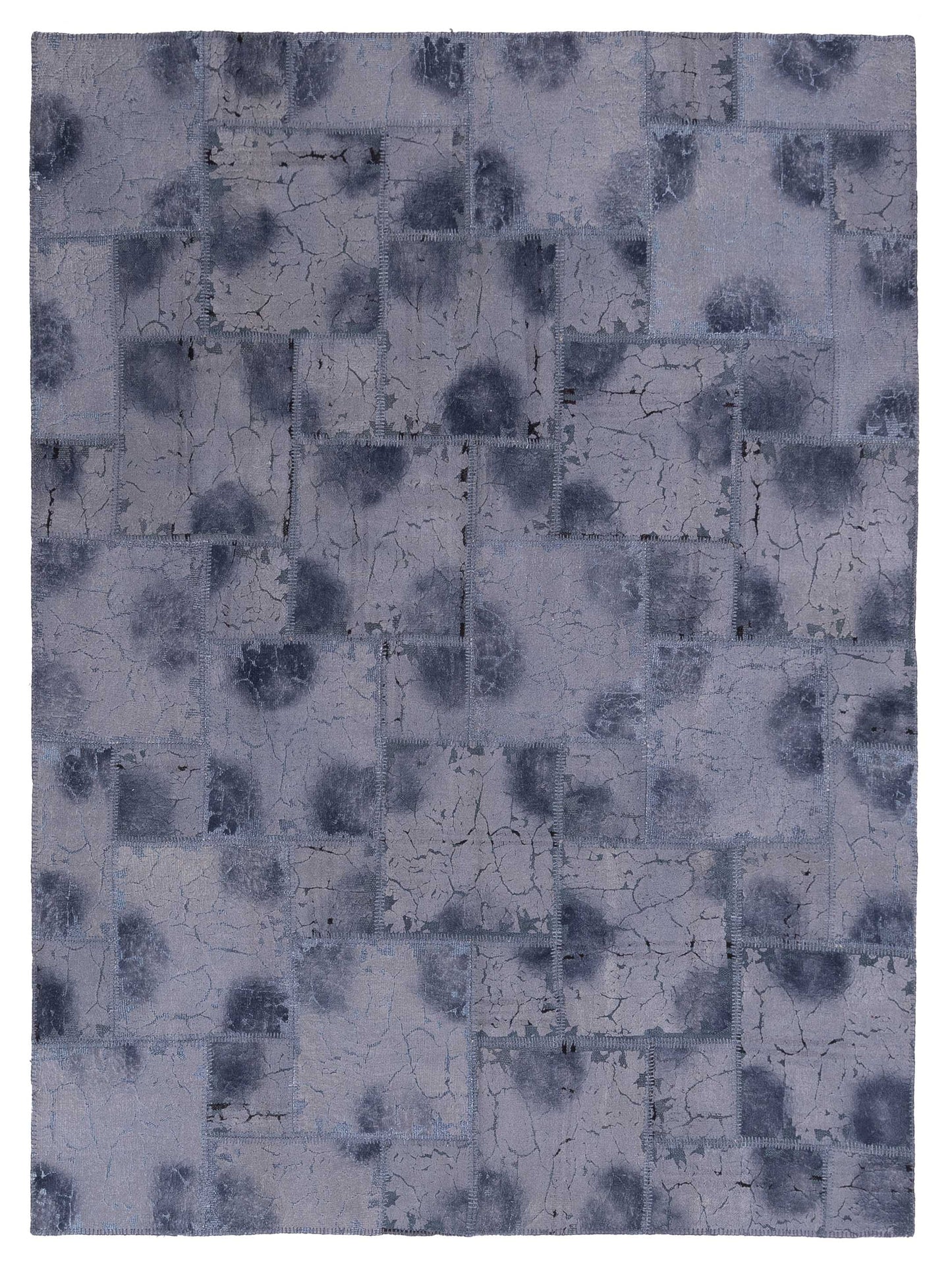 Pasha Turkish Vestige Patchwork  Dark Gray  Contemporary