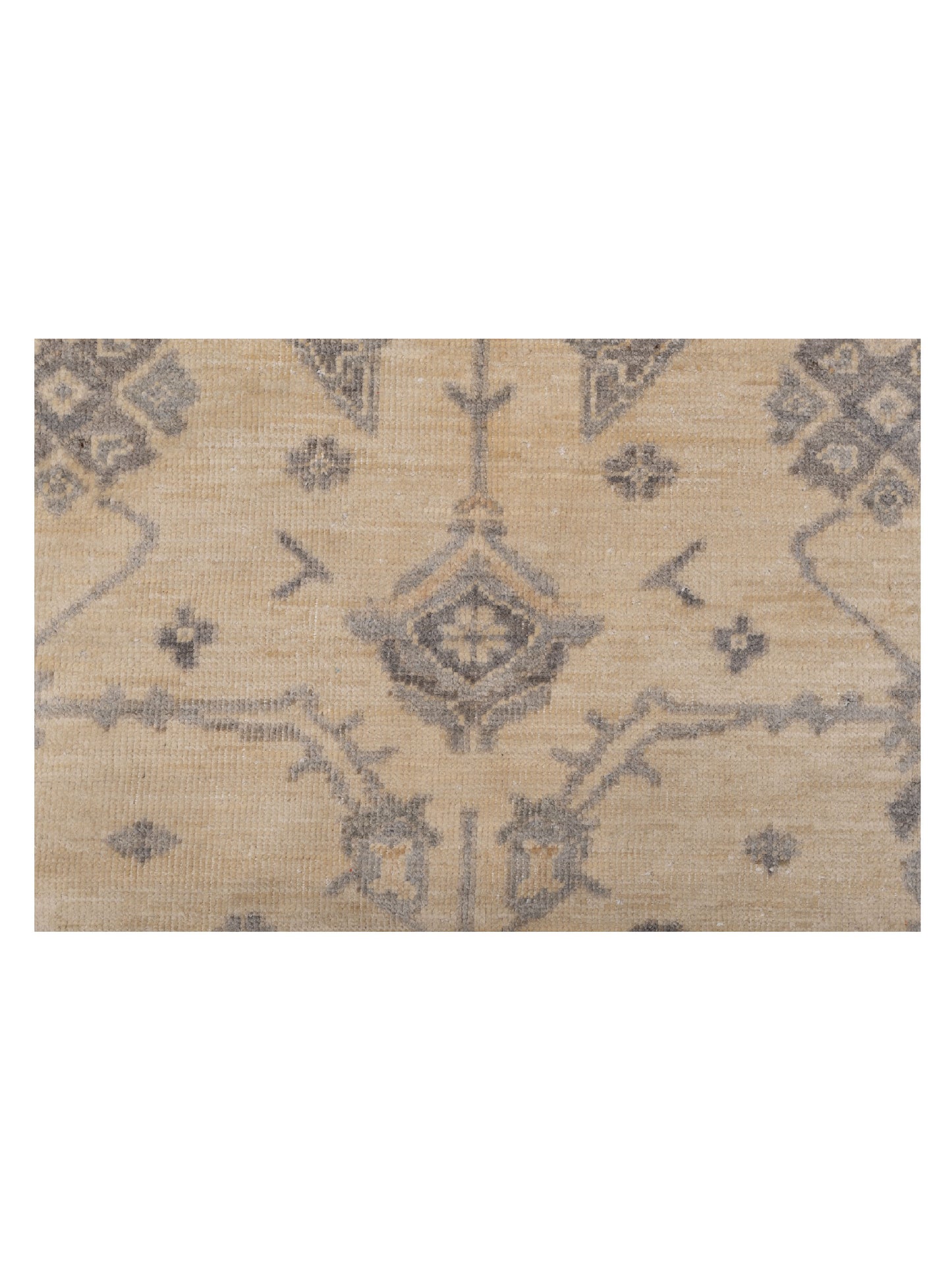 Anadol Oushak 125952 Ivory Gray 9.10x13.9 Hand Knotted Rug