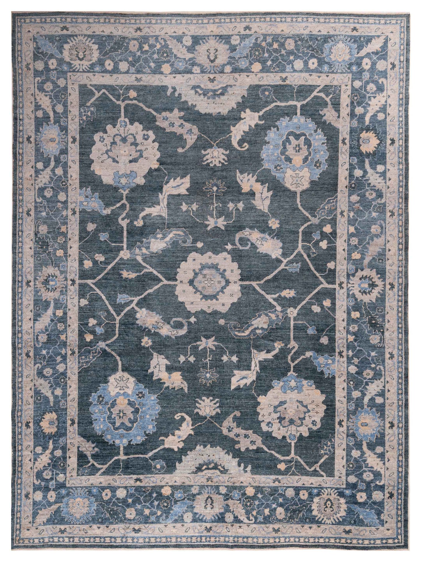 Anadol Angora Oushak  Blue Blue Traditional