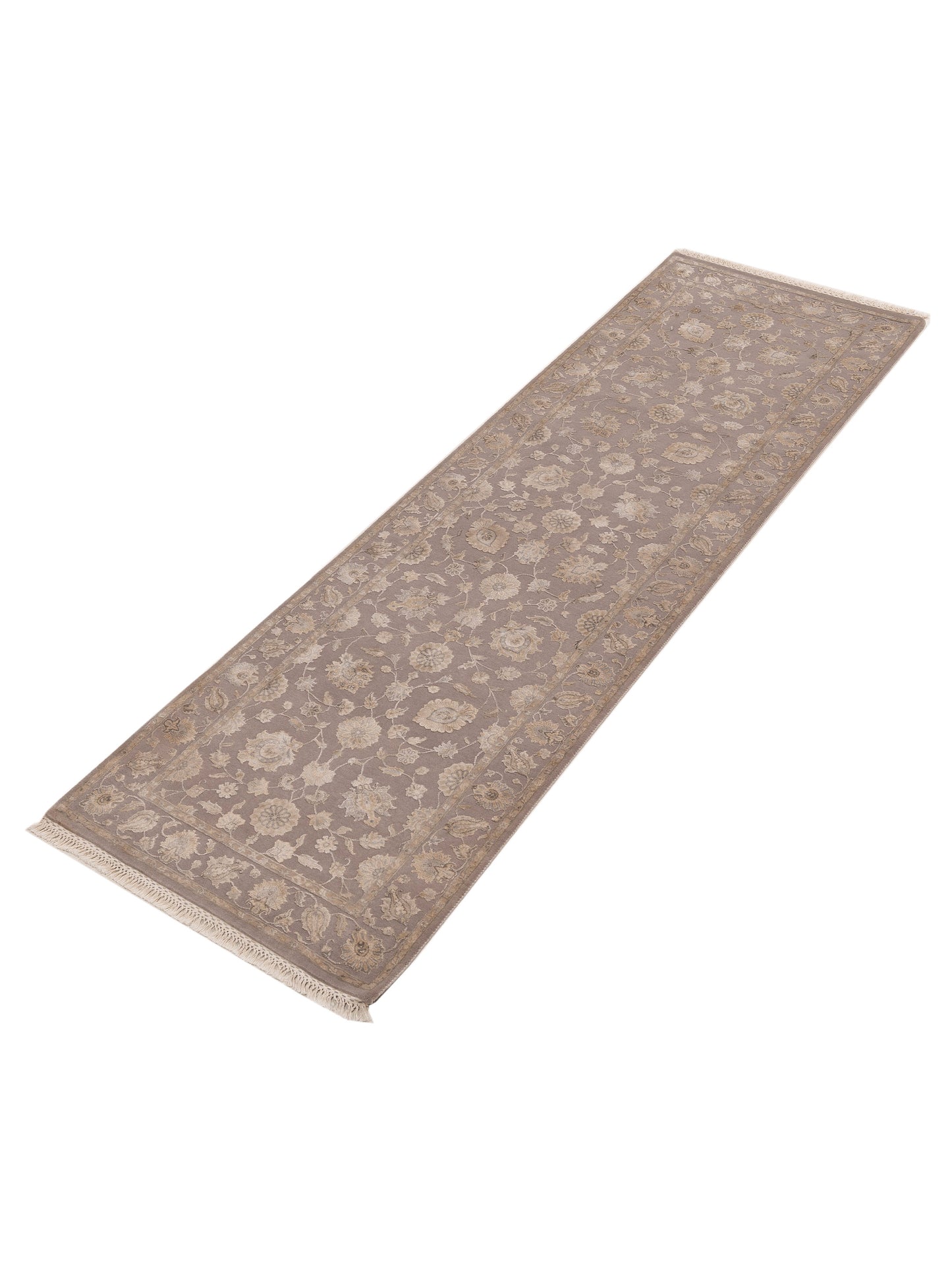 Imperial Silk 151218 Gray Gray 3x10 Hand Knotted Rug