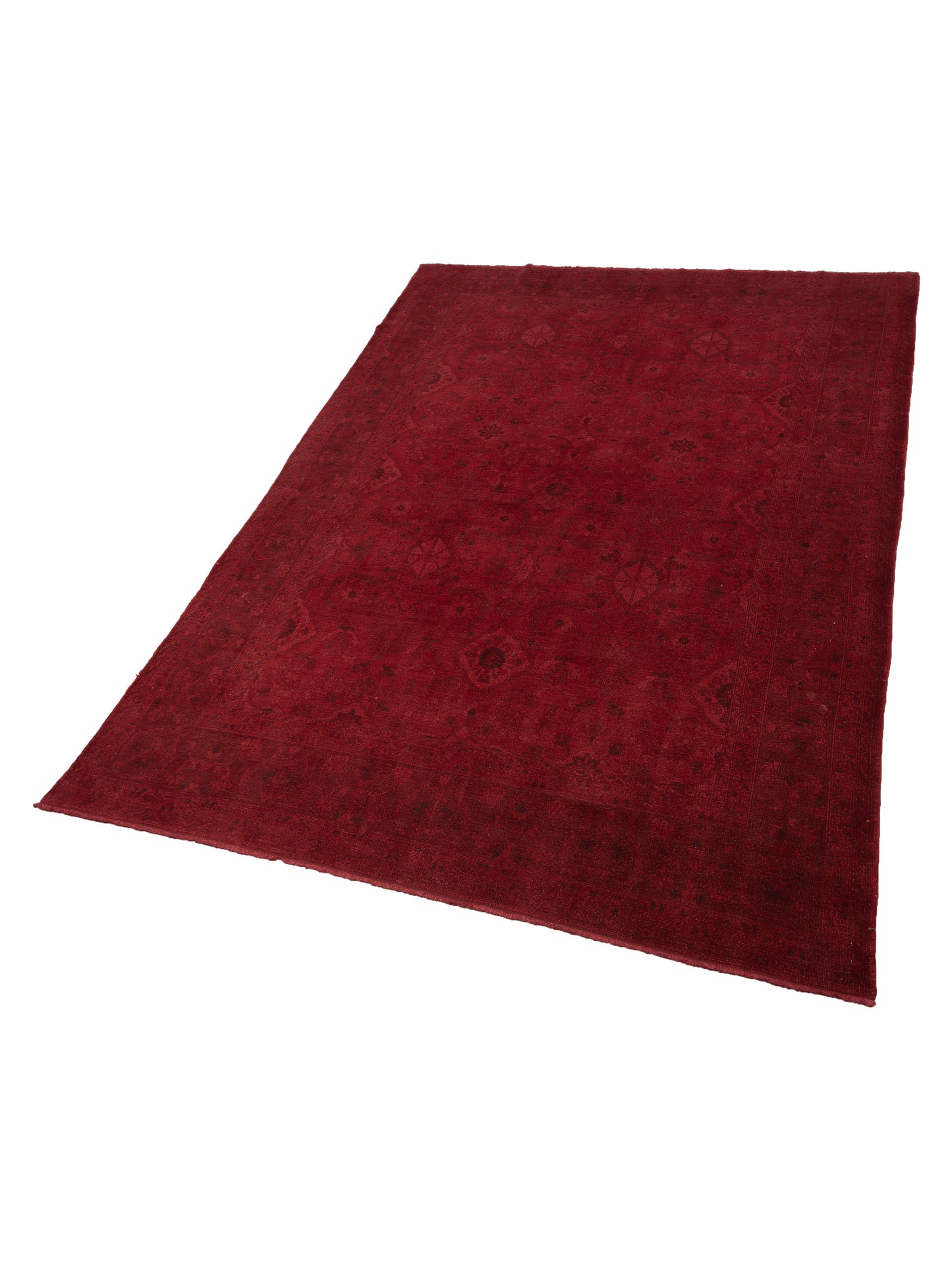 Vintage 78876 Red 9.1x12.10 Hand Knotted Rug