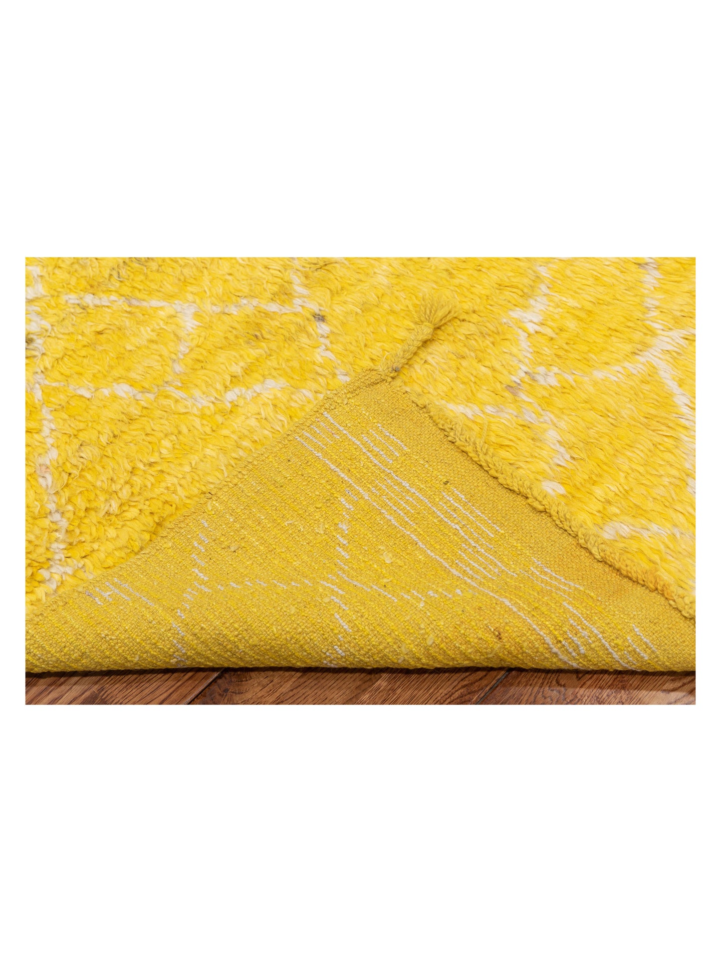 Berber Aspendos Yellow Naturel 6.10x10.1 Hand Knotted Rug