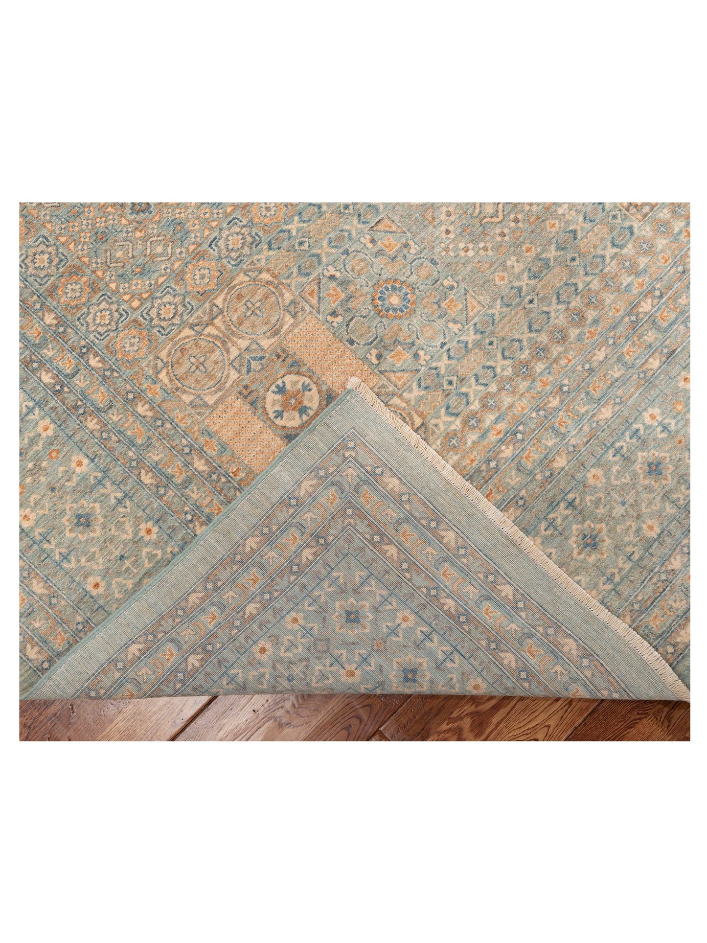 Artisan Mamluk 152791 Gray Gray 8.10x12.3 Hand Knotted Rug