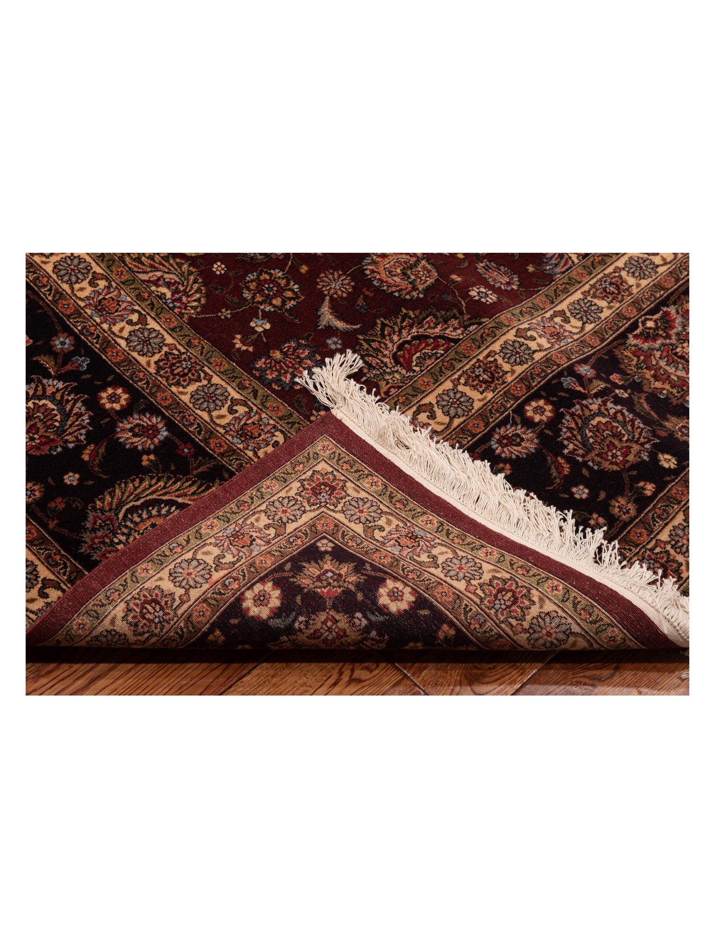 Magnolia 89903 Burgundy Plum 9.2x12.2 Hand Knotted Rug