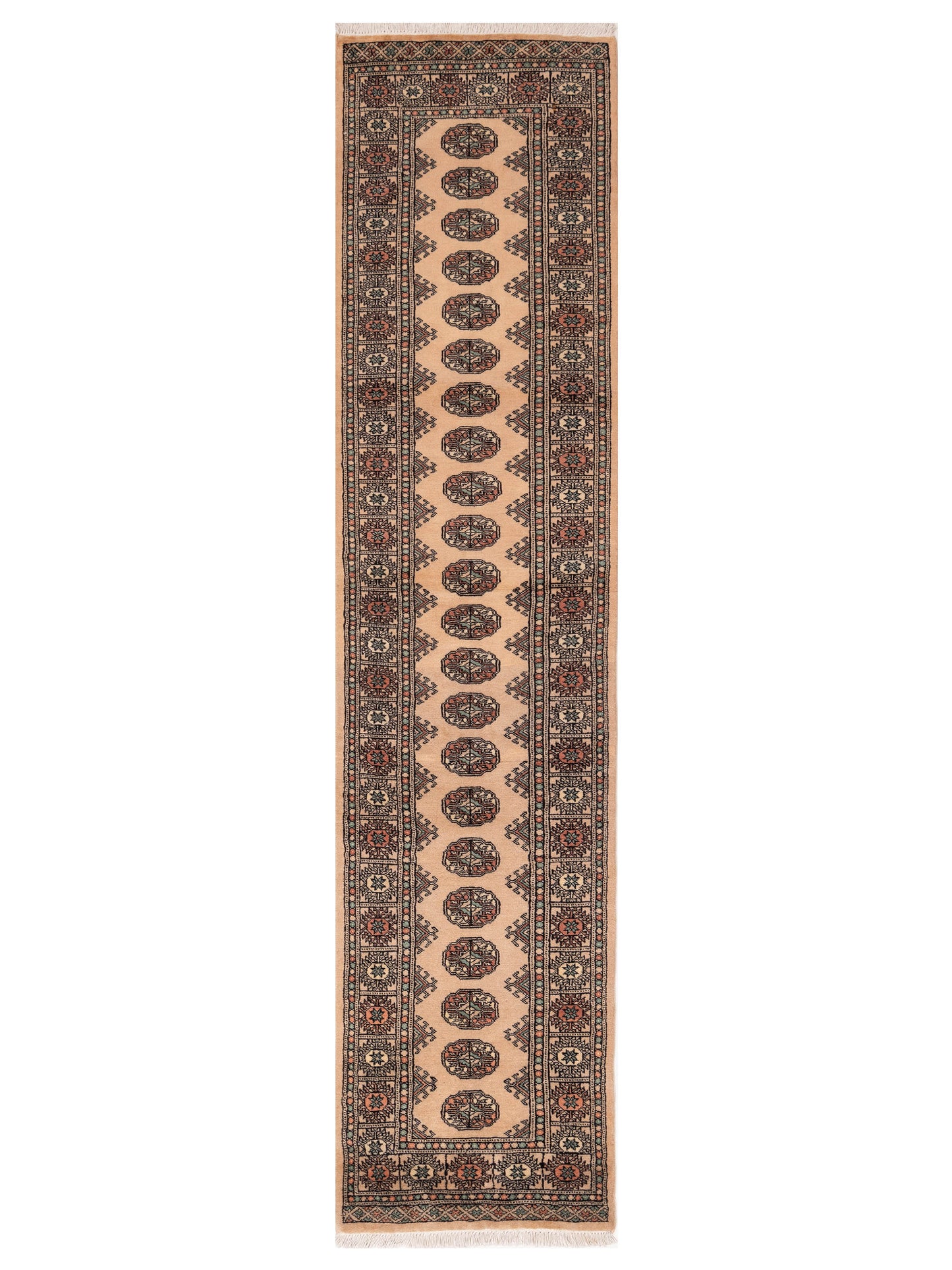 Nomad Bokhara  Beige Beige Traditional