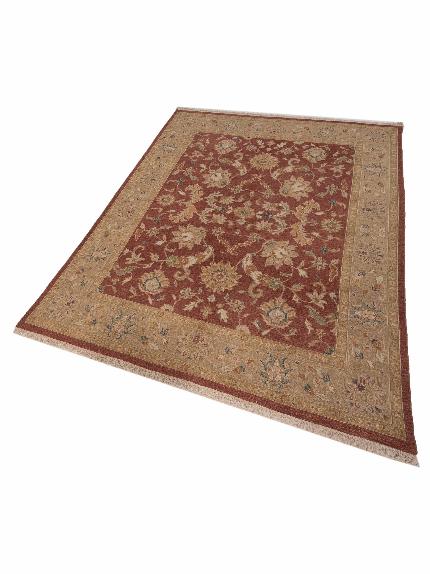 Soumak 96145 Rust Gold 7.10x10 Hand Woven Rug