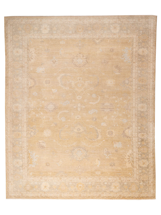 Anadol Angora Oushak  Gold Brown Traditional