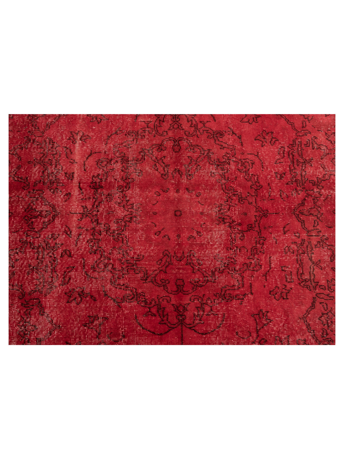 Vintage 114650 Red 5.3x8.1 Hand Knotted Rug