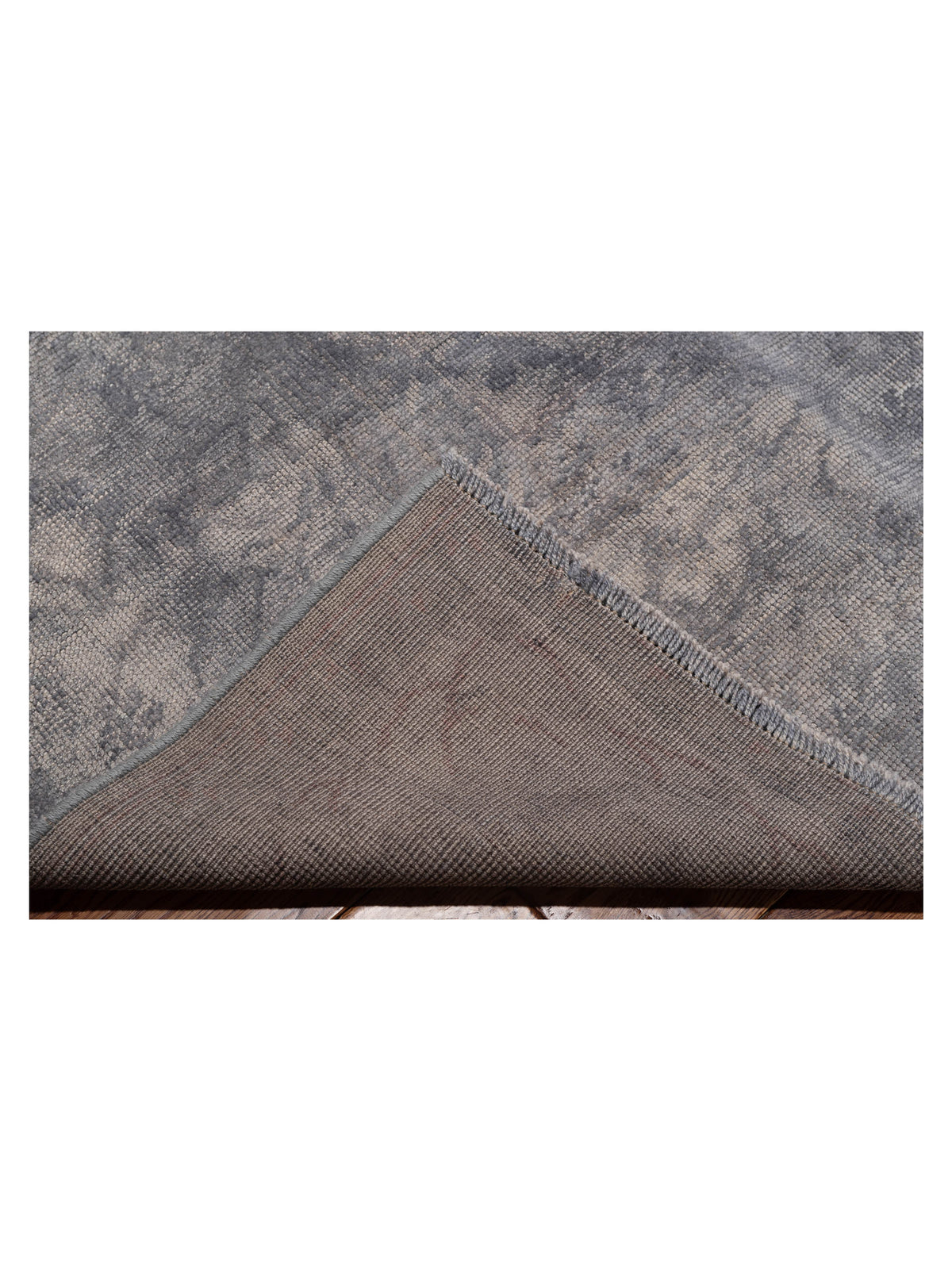 Vintage 110282 Gray 11.10x16.9 Hand Knotted Rug