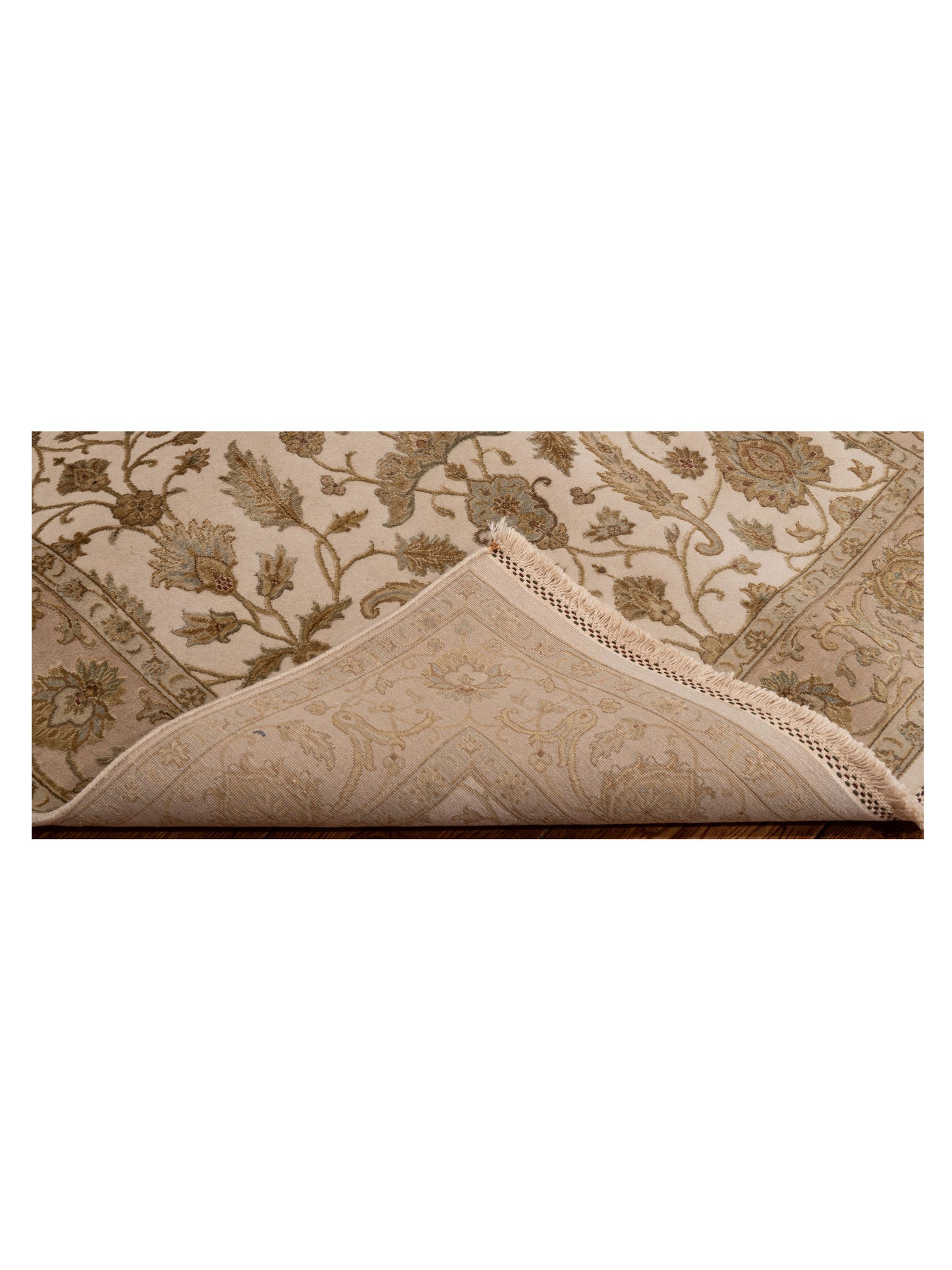 Imperial Silk 121038 Ivory Beige 4.1x6.6 Hand Knotted Rug