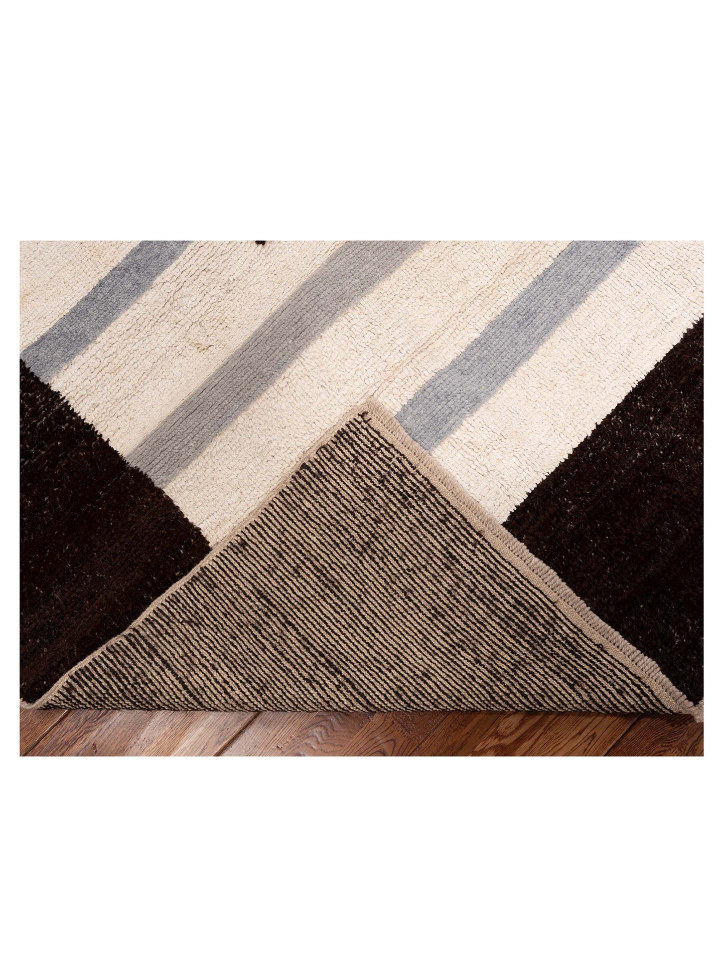 Atlas 151342 Ivory 7.9x10.8 Hand Knotted Rug