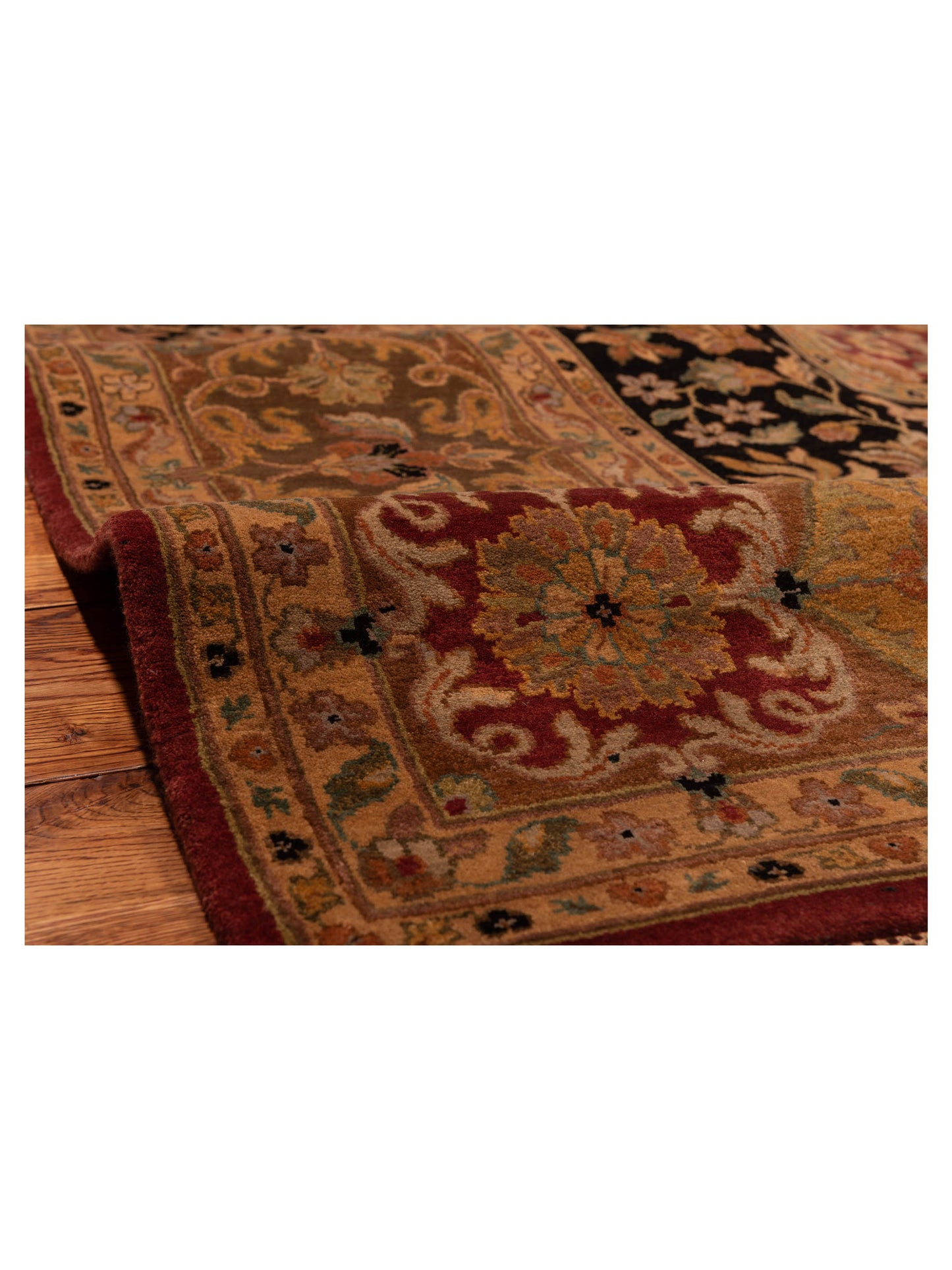 Crown 83581 Rust Brown 9x11.8 Hand Knotted Rug