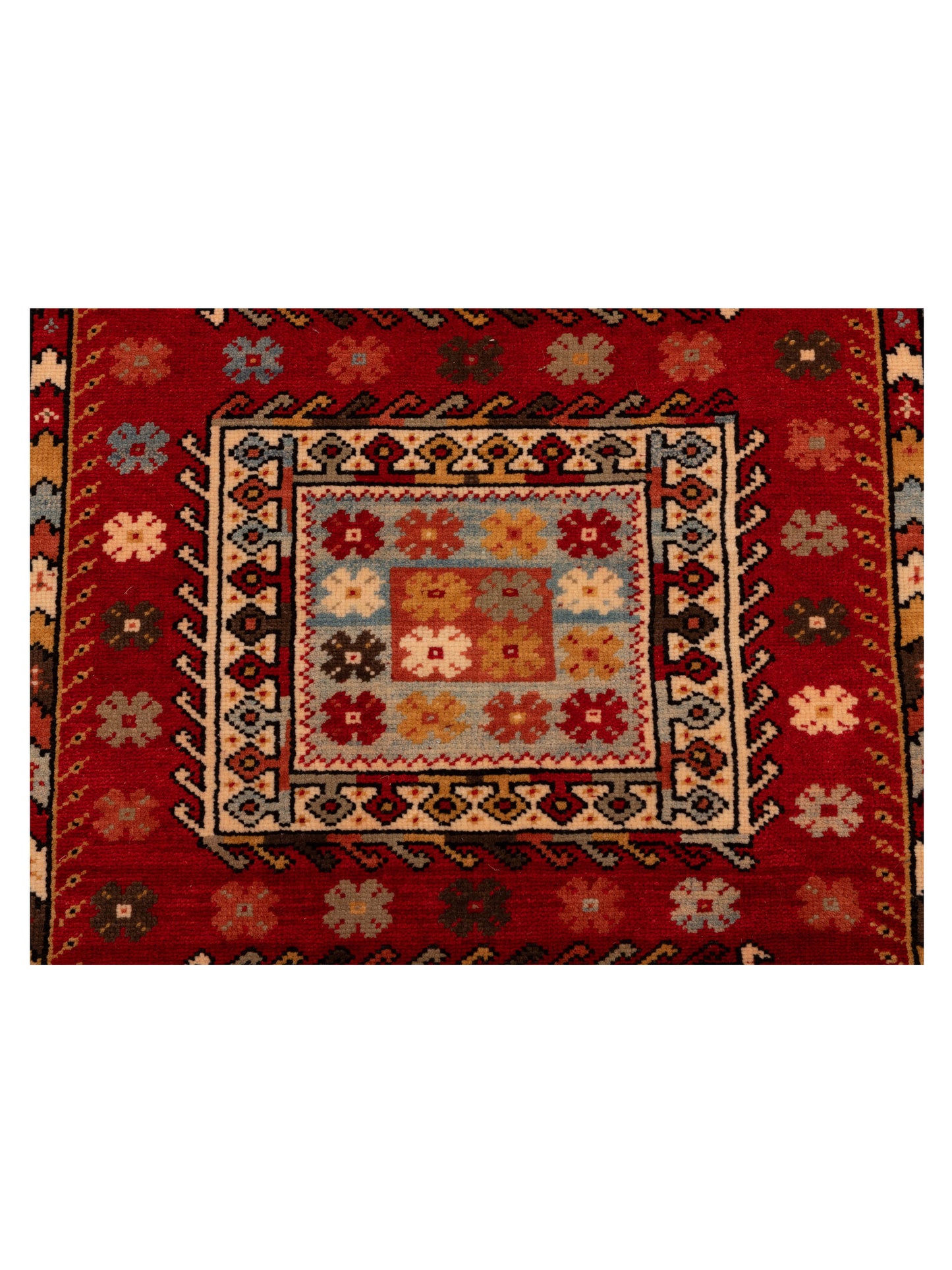 Turkish Shirwan 148392 Rust Gold 4.5x6.6 Hand Knotted Rug