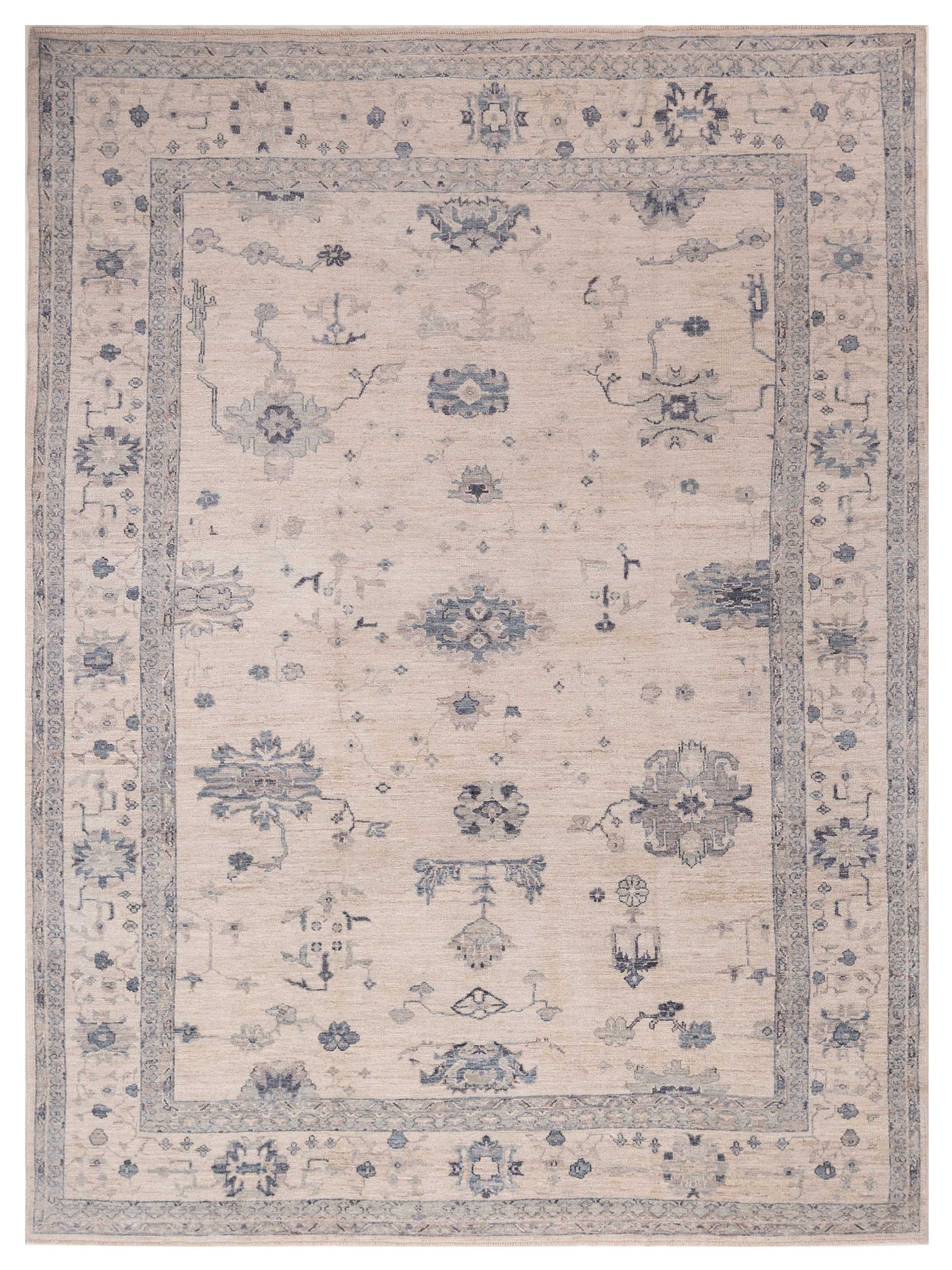 Anadol Angora Oushak  Ivory Ivory Traditional