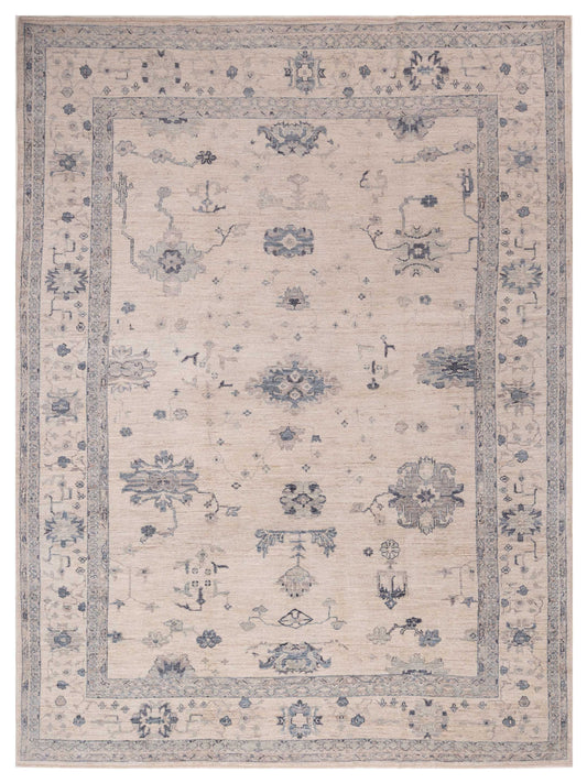 Anadol Angora Oushak  Ivory Ivory Traditional