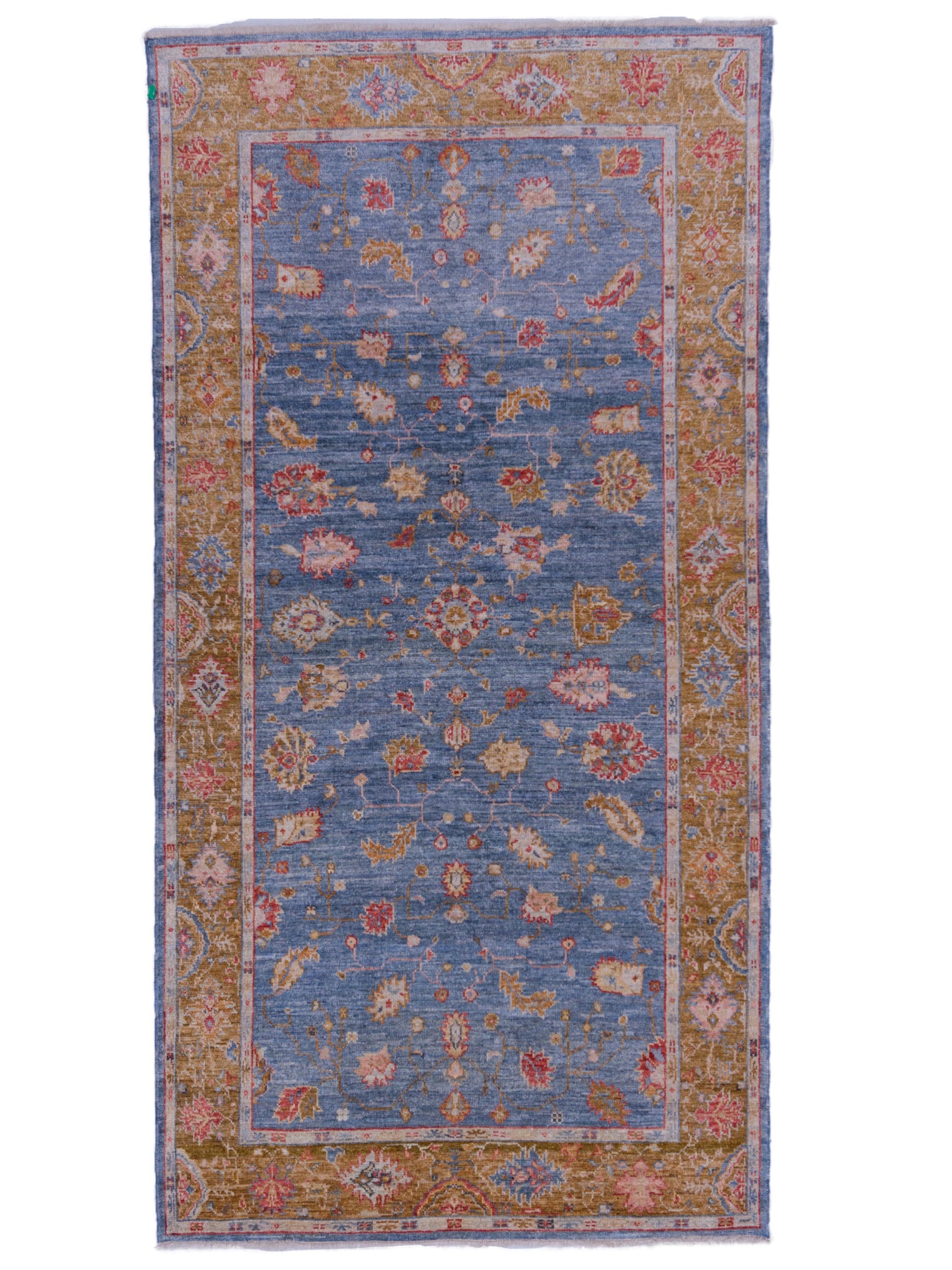 Anadol Angora Oushak  Blue Brown Traditional