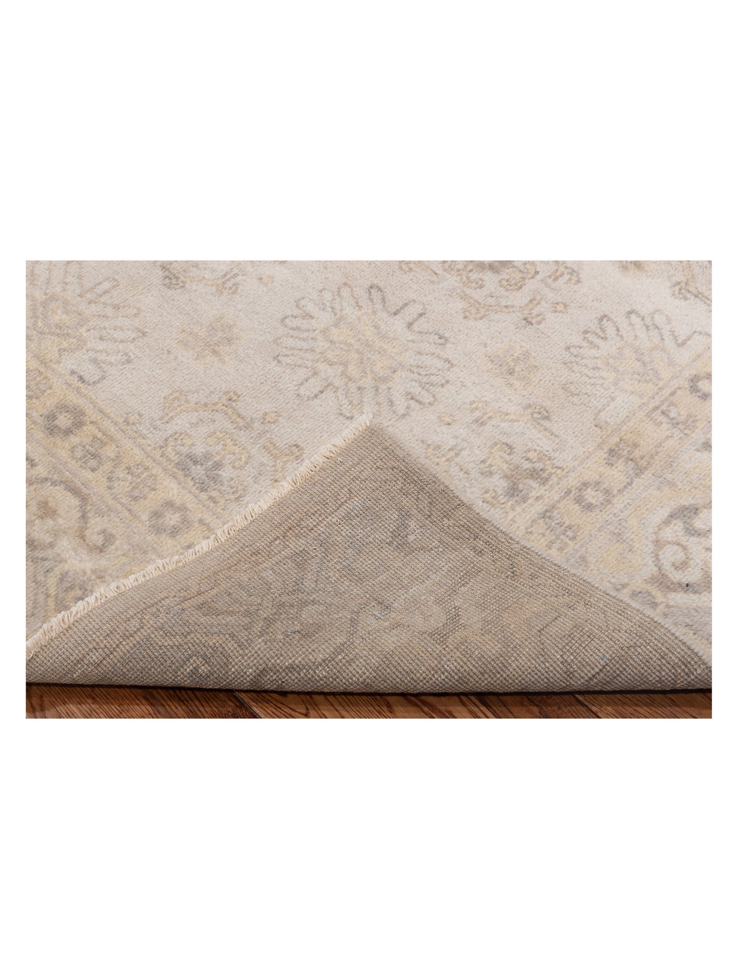 Evren 122232 Silver 5x8 Hand Knotted Rug