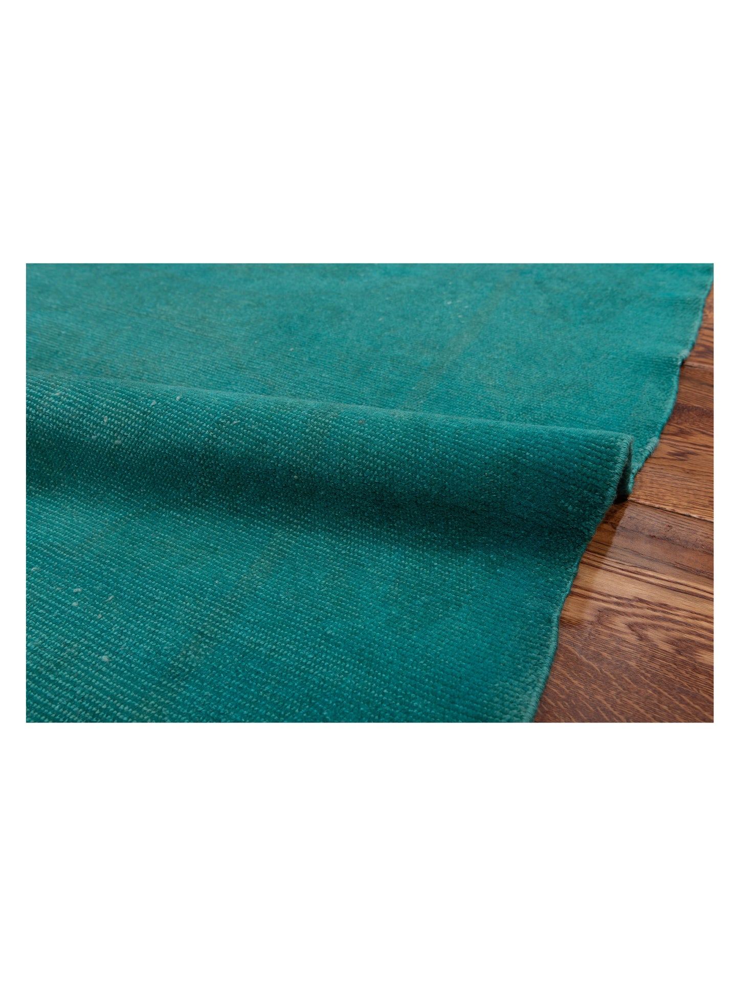 Vintage 110290 Turquoise 5x6.1 Hand Knotted Rug