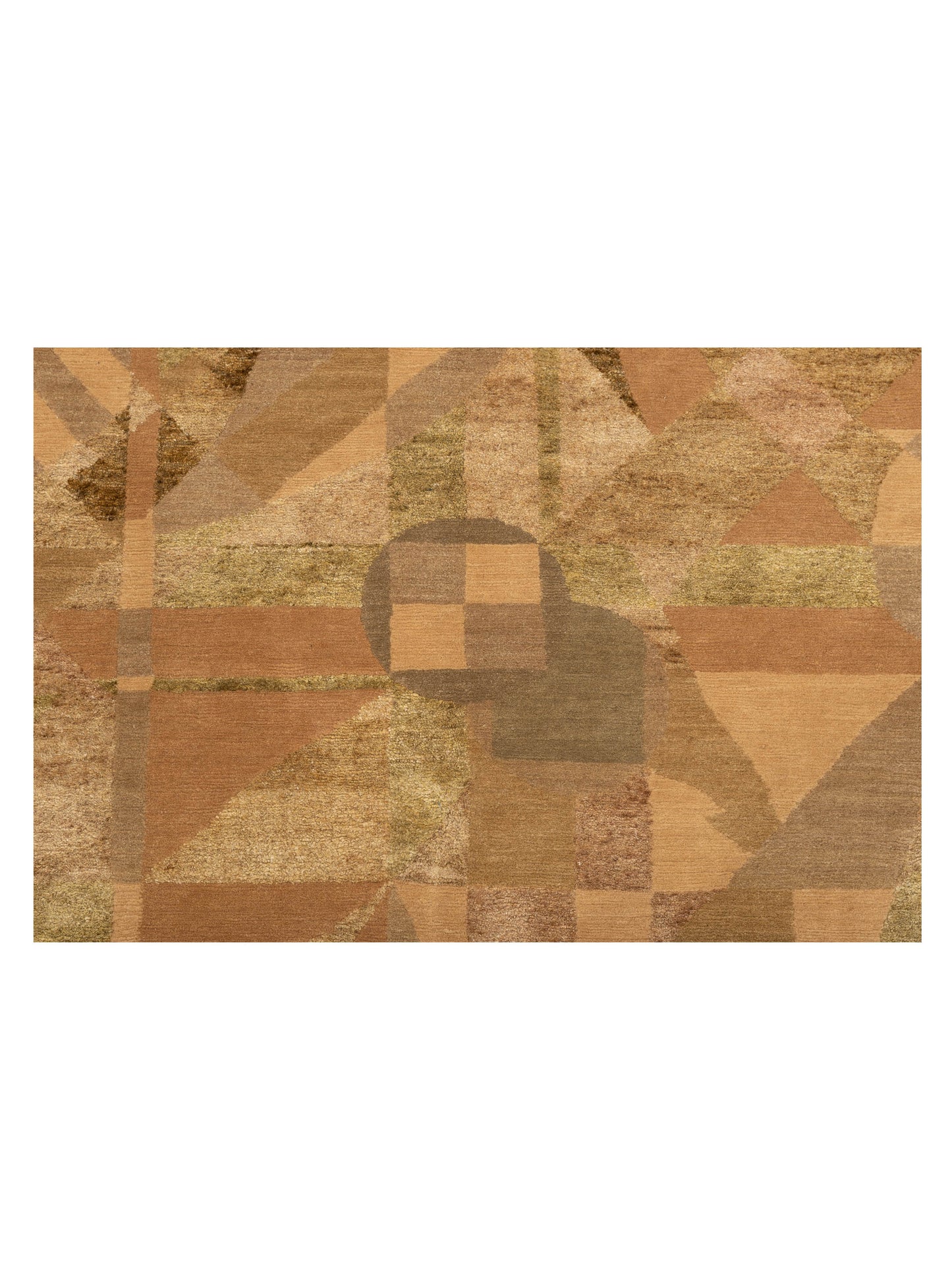 Tibetino 107256 Green 8x10 Hand Knotted Rug