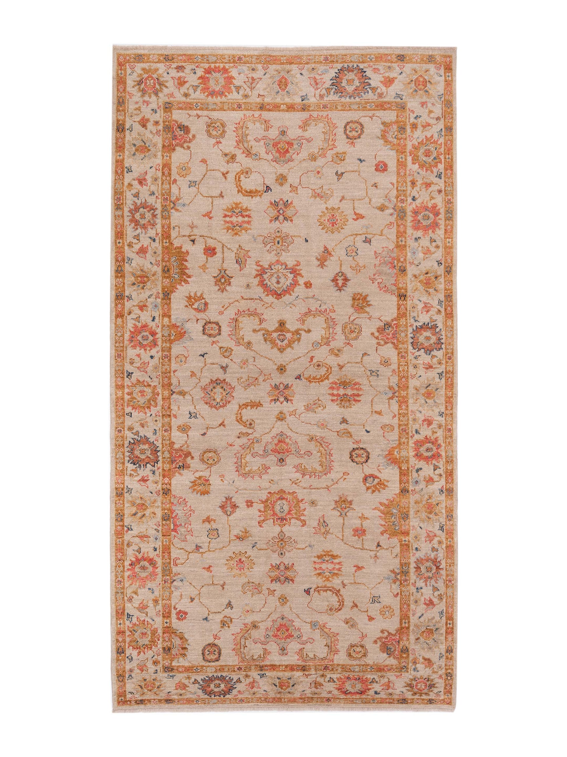 Anadol Angora Oushak  Ivory Ivory Traditional