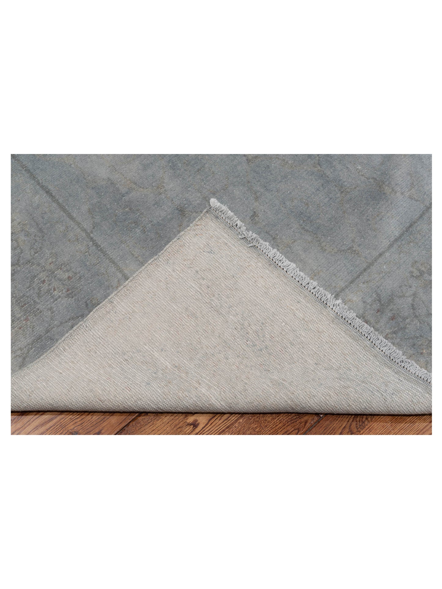 Vintage 107514 Gray 8.1x10.1 Hand Knotted Rug