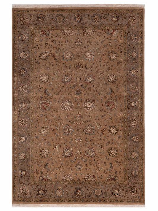Rajpur Imperial Silk  Cream Brown Traditional