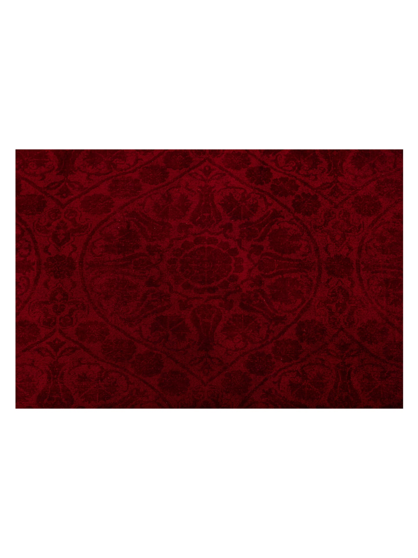 Color Bouquet 108874 Red Red 12x14.10 Hand Knotted Rug