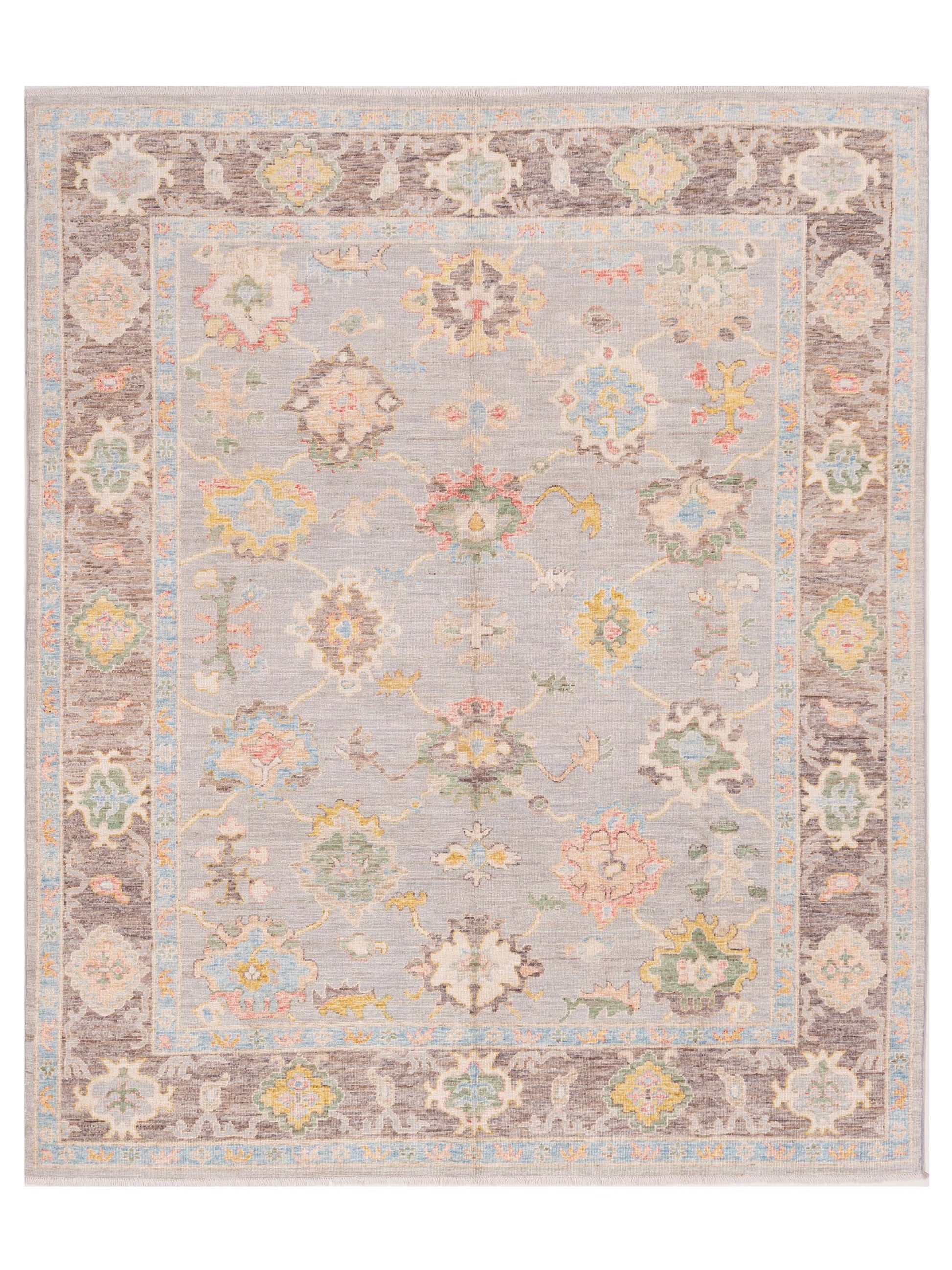 Pasha Anadol Oushak  Gray Dark Gray Traditional