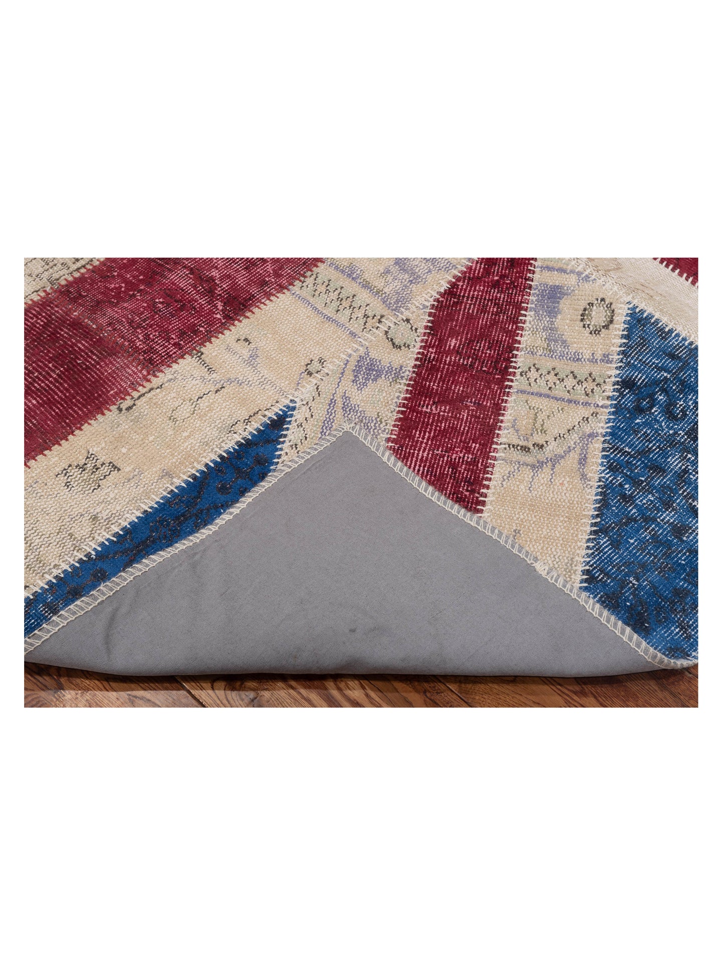 Turkish Vestige Patchwork 114925 Multi Multi 5.7x7.11 Hand Knotted Rug