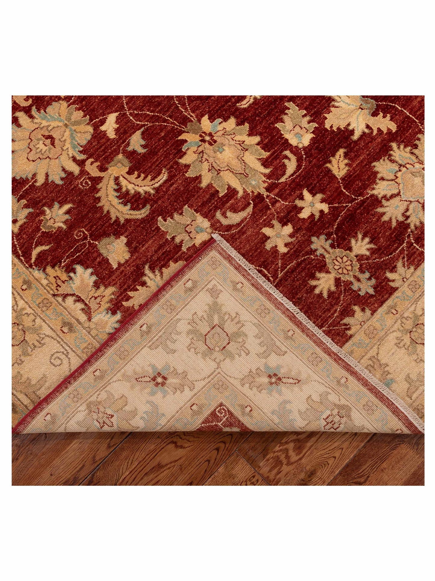 Anadol Oushak 154474 Navy Blue Brown 9.6x12 Hand Knotted Rug