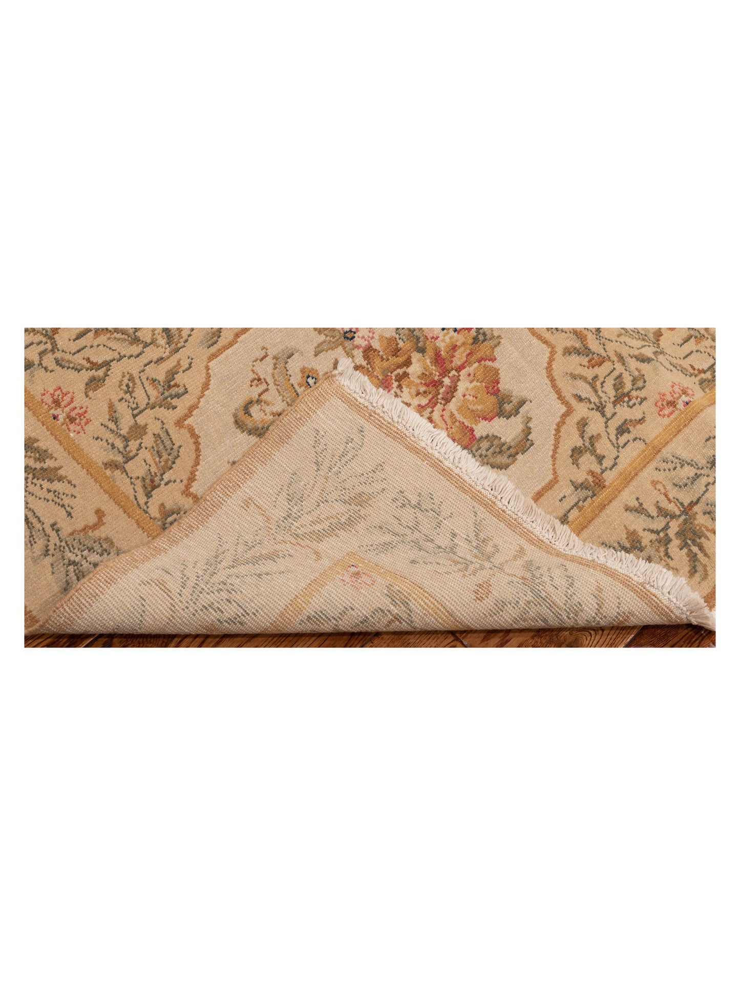 Bouquet 107500 Ivory Ivory 5.1x6.6 Hand Knotted Rug