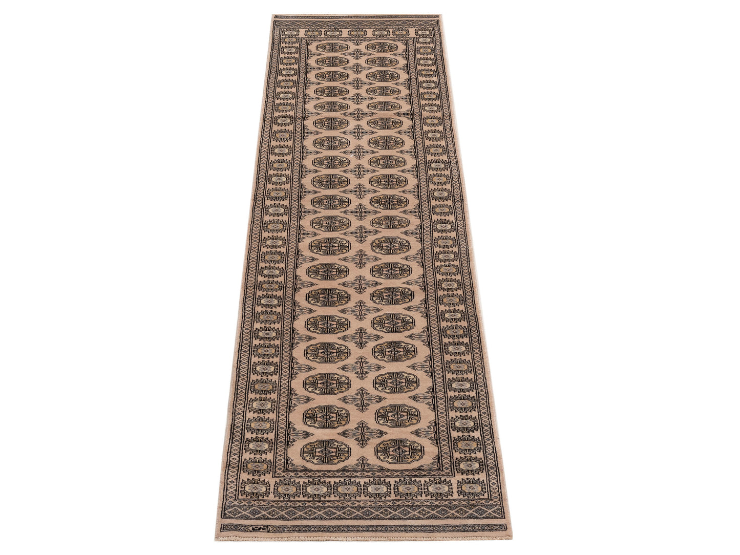 Bokhara 154352 Beige Beige 2.8x9.11 Hand Knotted Rug
