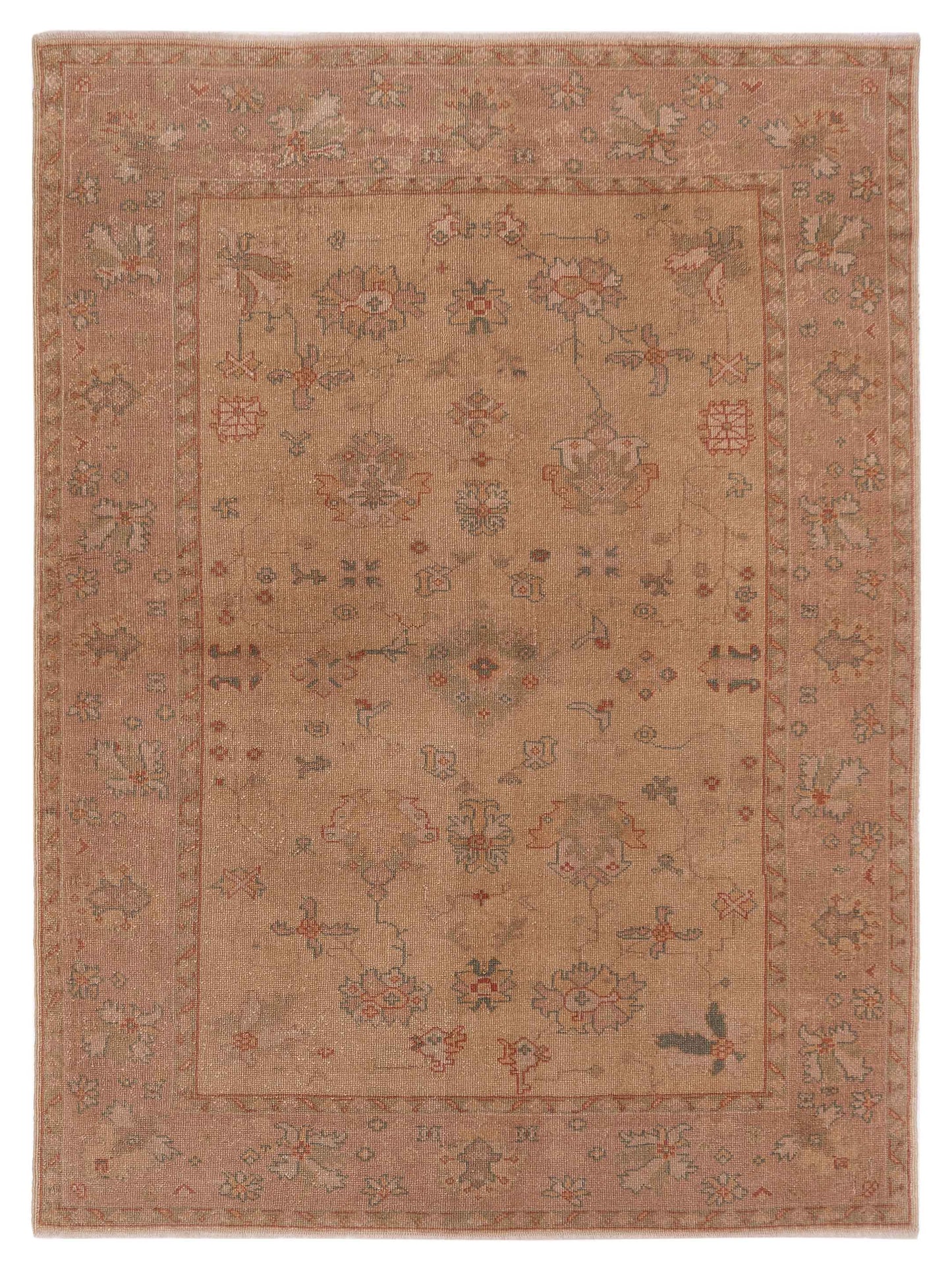 Pasha Anadol Oushak  Gold Pink Transitional