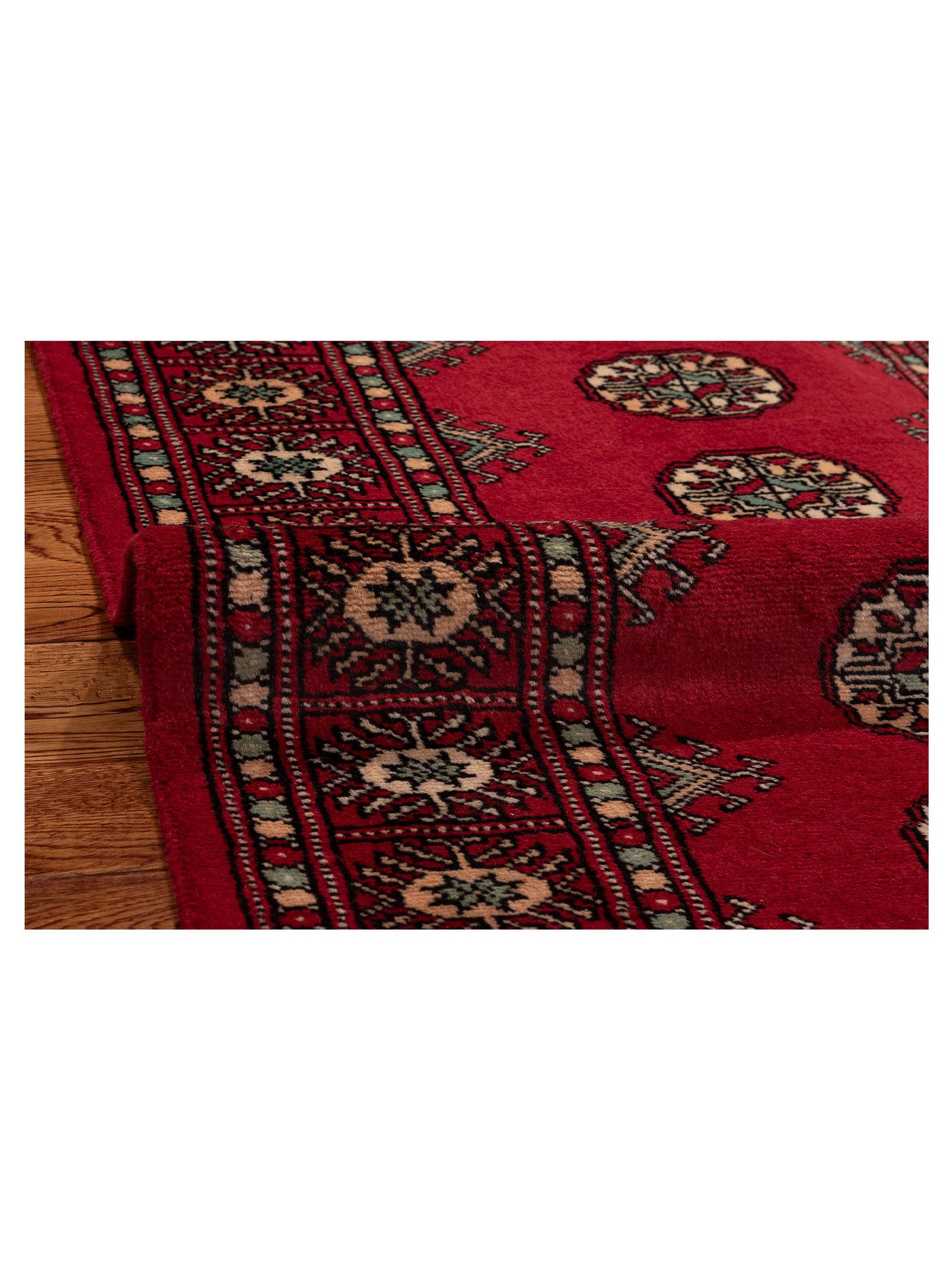 Bokhara 153422 Red Red 2.7x10.1 Hand Knotted Rug
